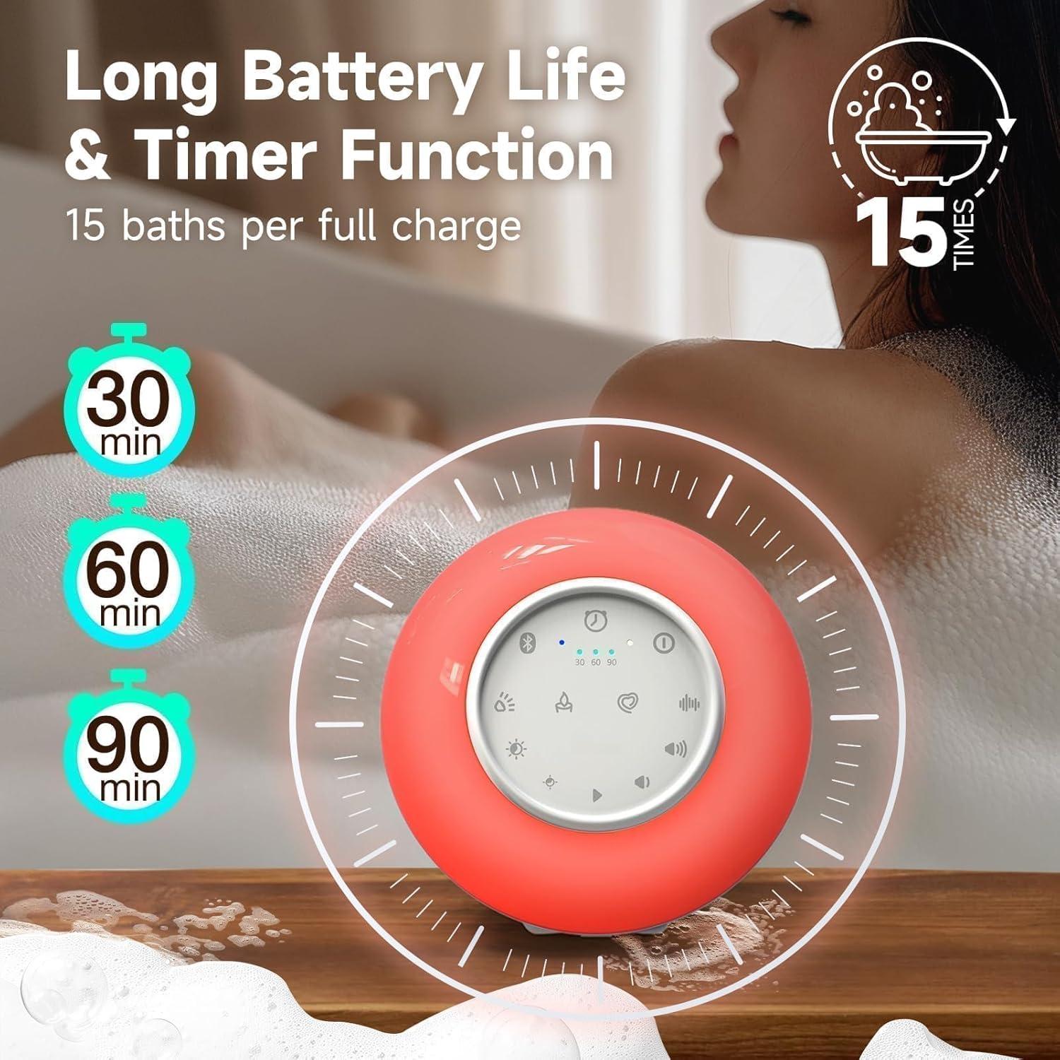 Altavoz Bluetooth Gsou U56 Impermeable IPX6 con Luces LED