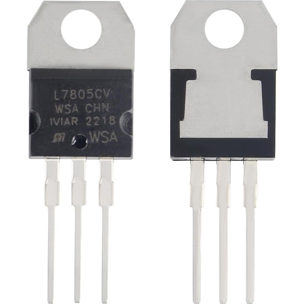 12 Reguladores de Voltaje L7805CV 5V 1.5A IC Positivo