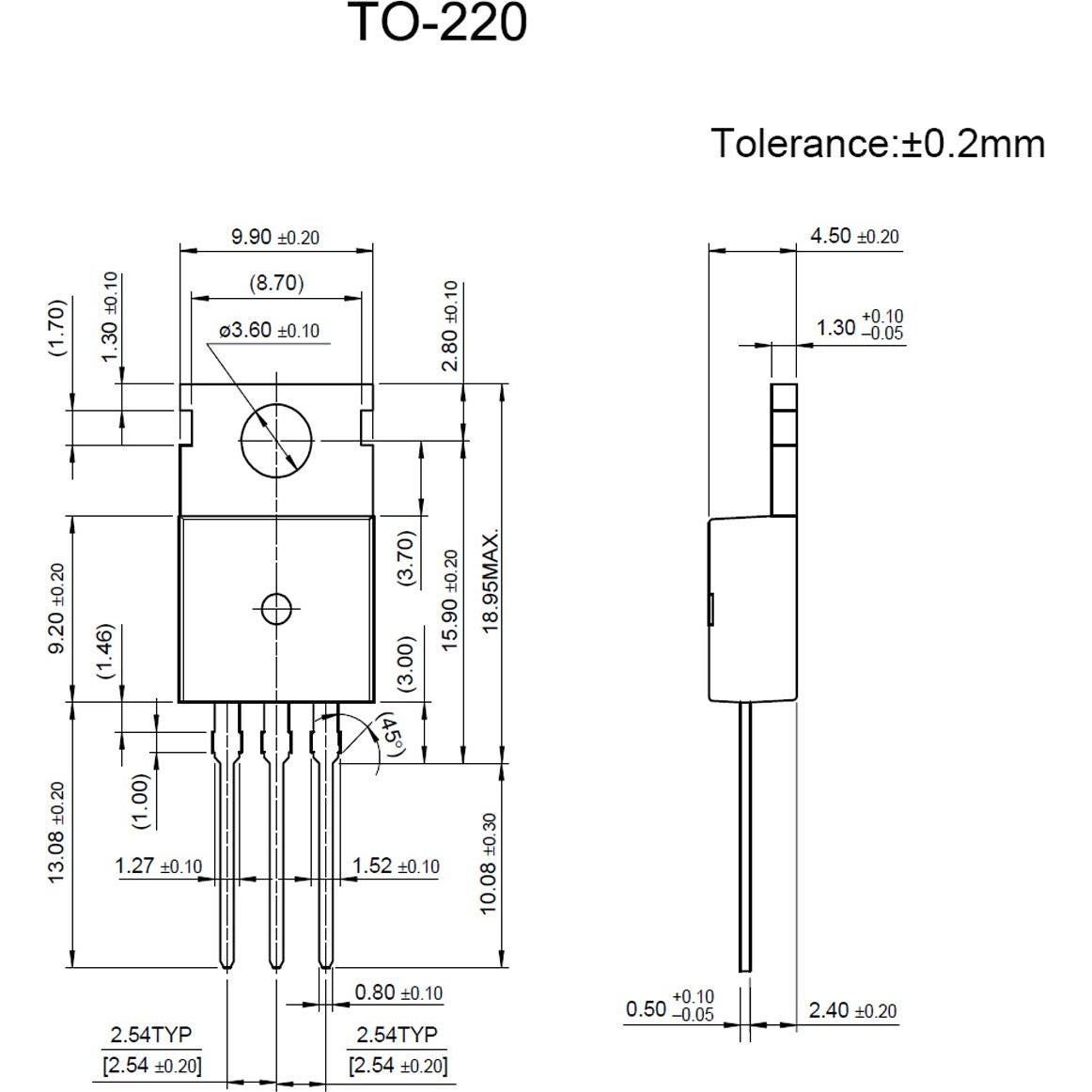 Regulador de Voltaje Positivo 12V Chanzon L7812CV Paquete de 10