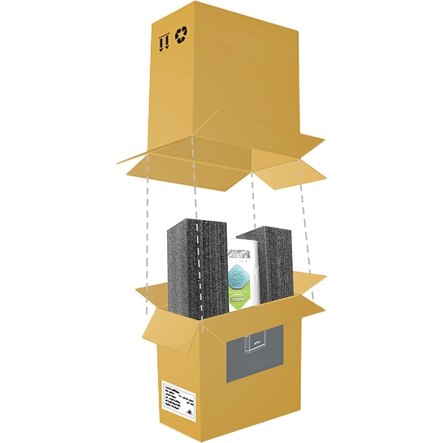 Convertidor de Voltaje UMI 2000W 110V a 220V - Transformador