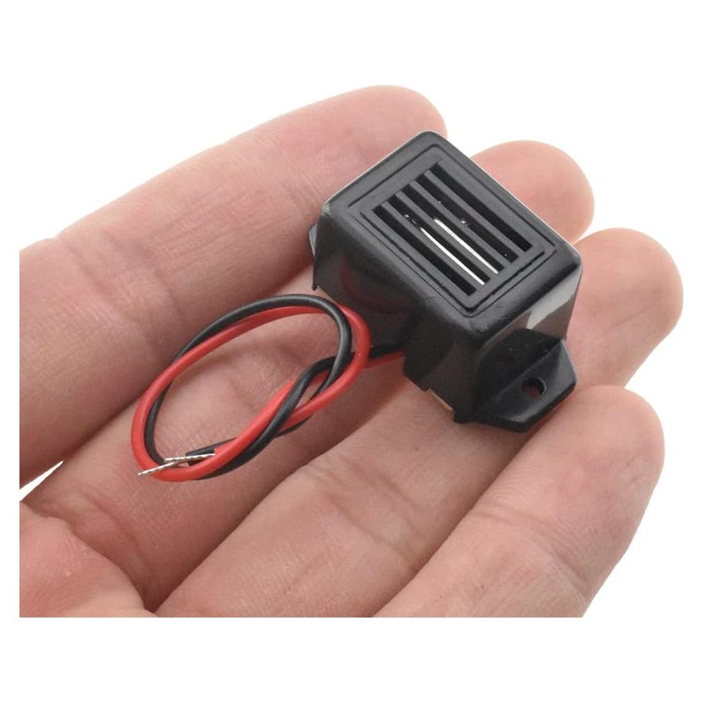 Zumbador Electrónico HAHIYO 12V 400Hz 2 Piezas Montaje en Pared