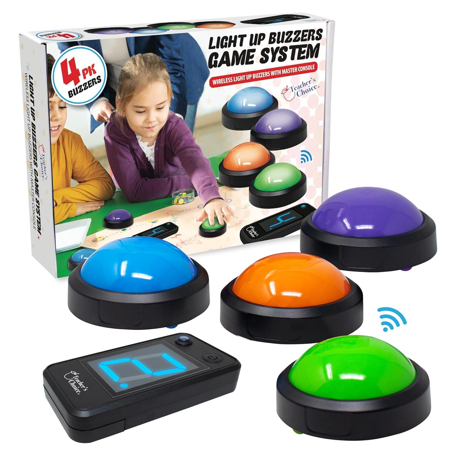 Sistema de Botones de Juego Inalámbrico Teacher's Choice 4 Jugadores
