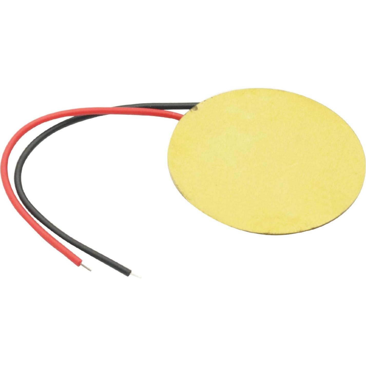 20 Piezas Sensor Piezoeléctrico 27mm GODIYMODULES con Cable