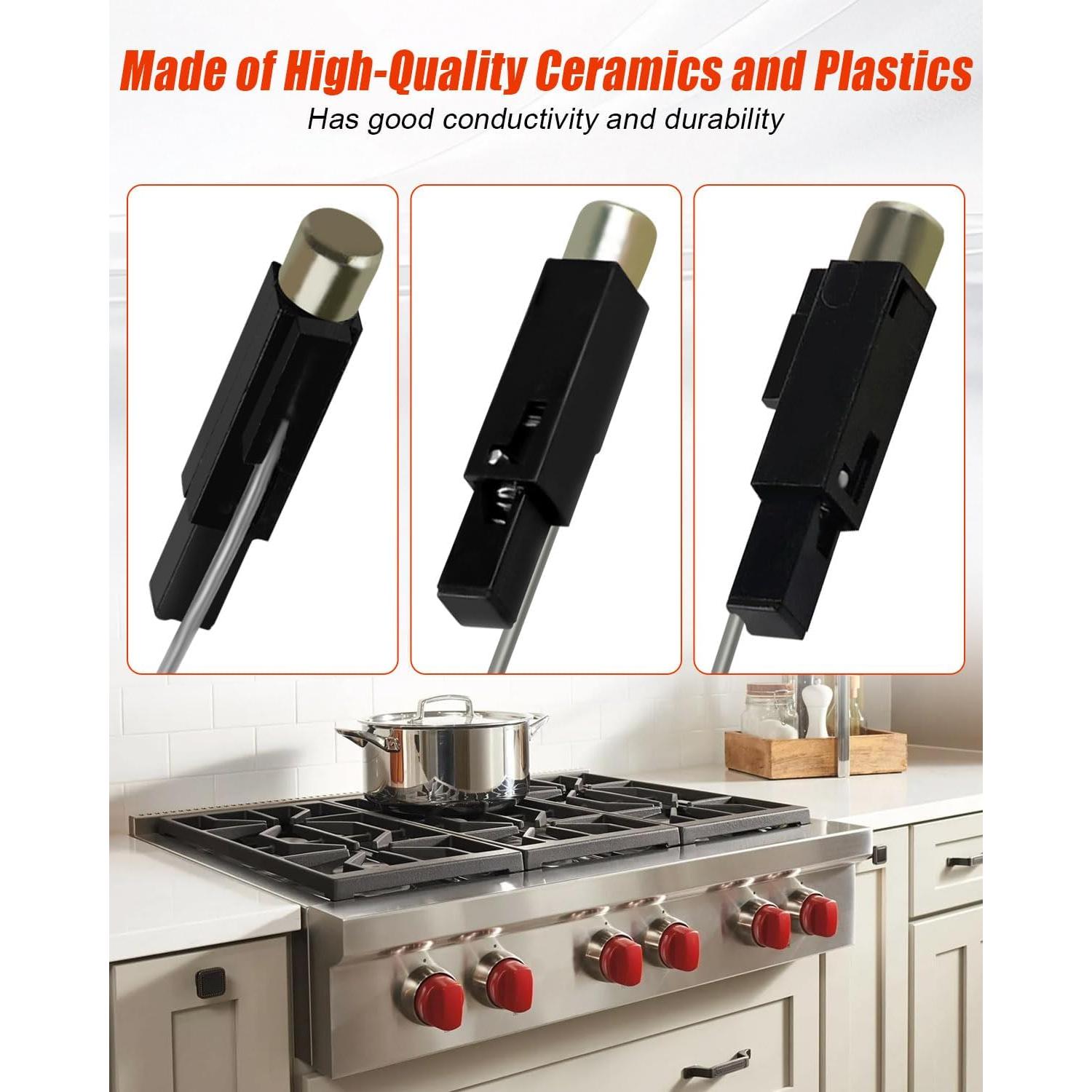 Encendedor Electrónico Piezoeléctrico Cobre GMP-499-1 5 Pcs