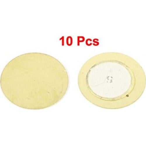 10 Piezas Gasket Zumbador Piezoeléctrico 15mm Cobre uxcell