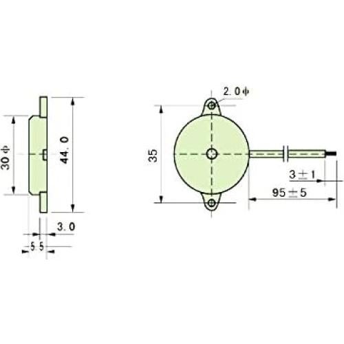 Alarma Zumbador Electrónico Piezo DIKAVS 95dB Paquete 5 Unidades