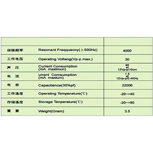 Alarma Zumbador Electrónico Piezo DIKAVS 95dB Paquete 5 Unidades