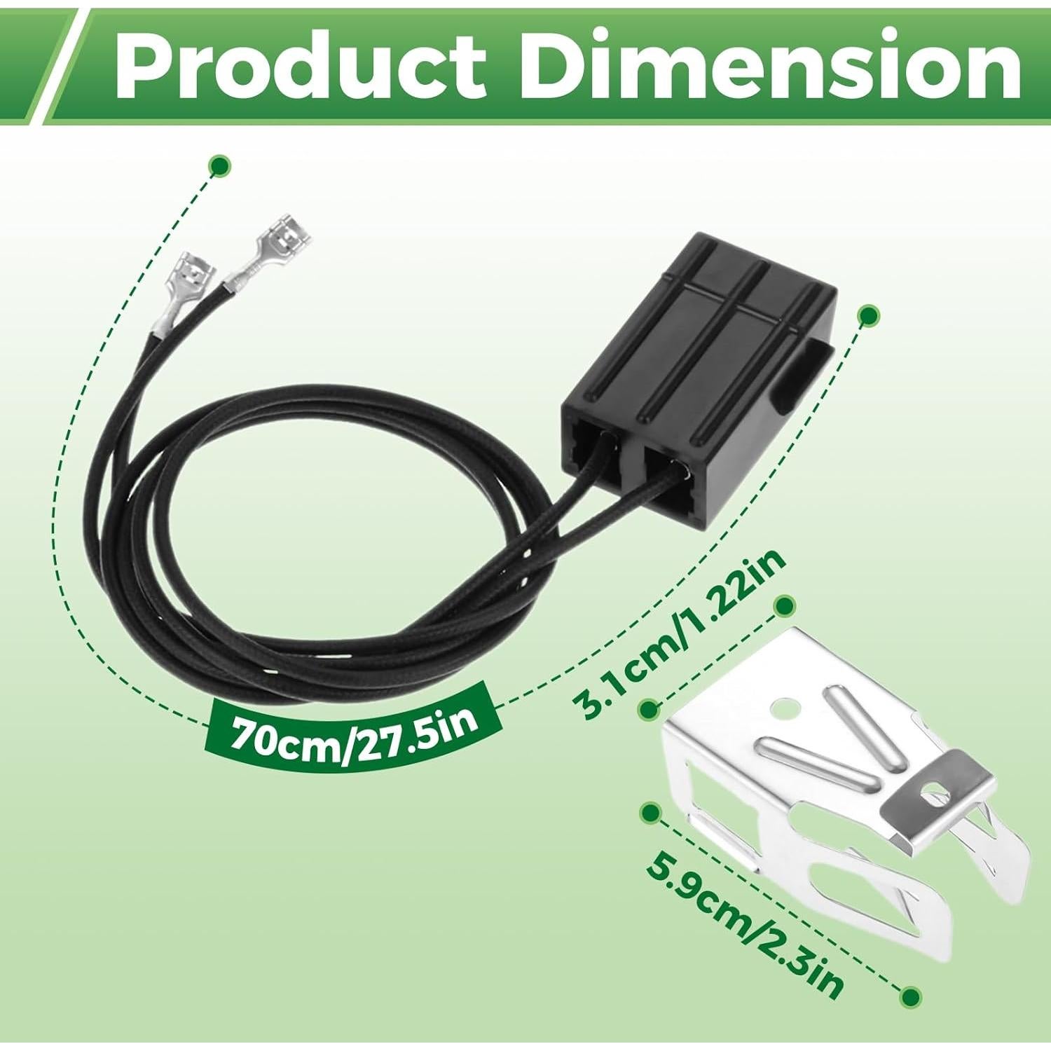 Receptáculo de Elemento y Kit de Cableado WB2X8228 - 2 Paquetes MOOTVGOO