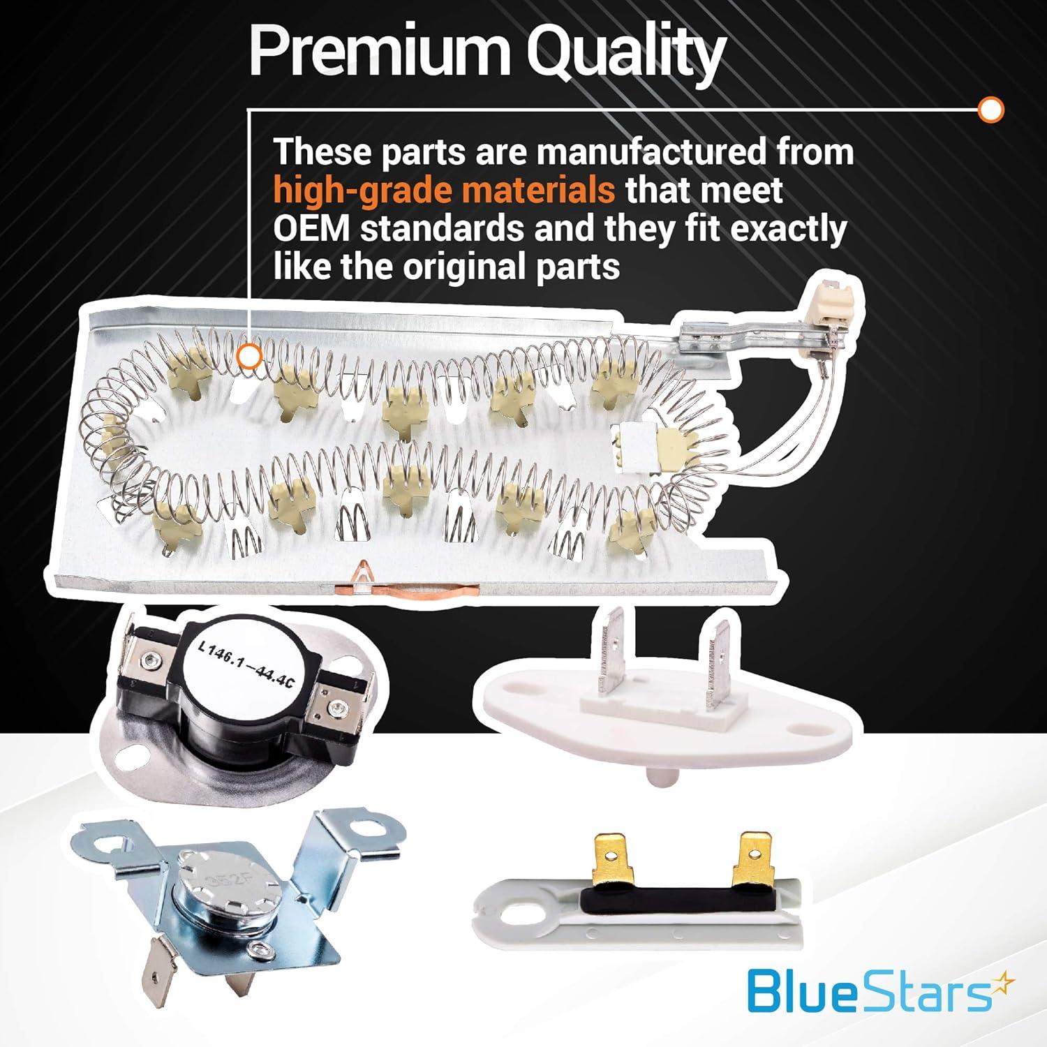 Kit de Repuestos para Secadora BlueStars 3387747 - 5200W 240V