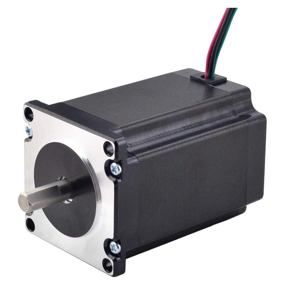 Motor Paso a Paso Nema 23 STEPPERONLINE 2.4Nm 4A Eje 8mm