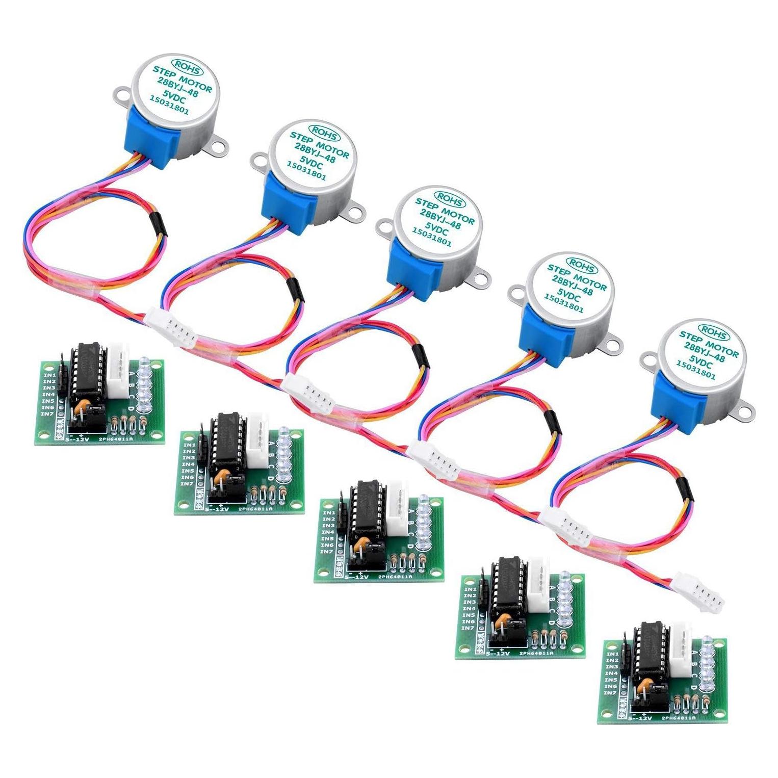 Motor Paso a Paso Longruner 5V 28BYJ-48 con Controlador ULN2003