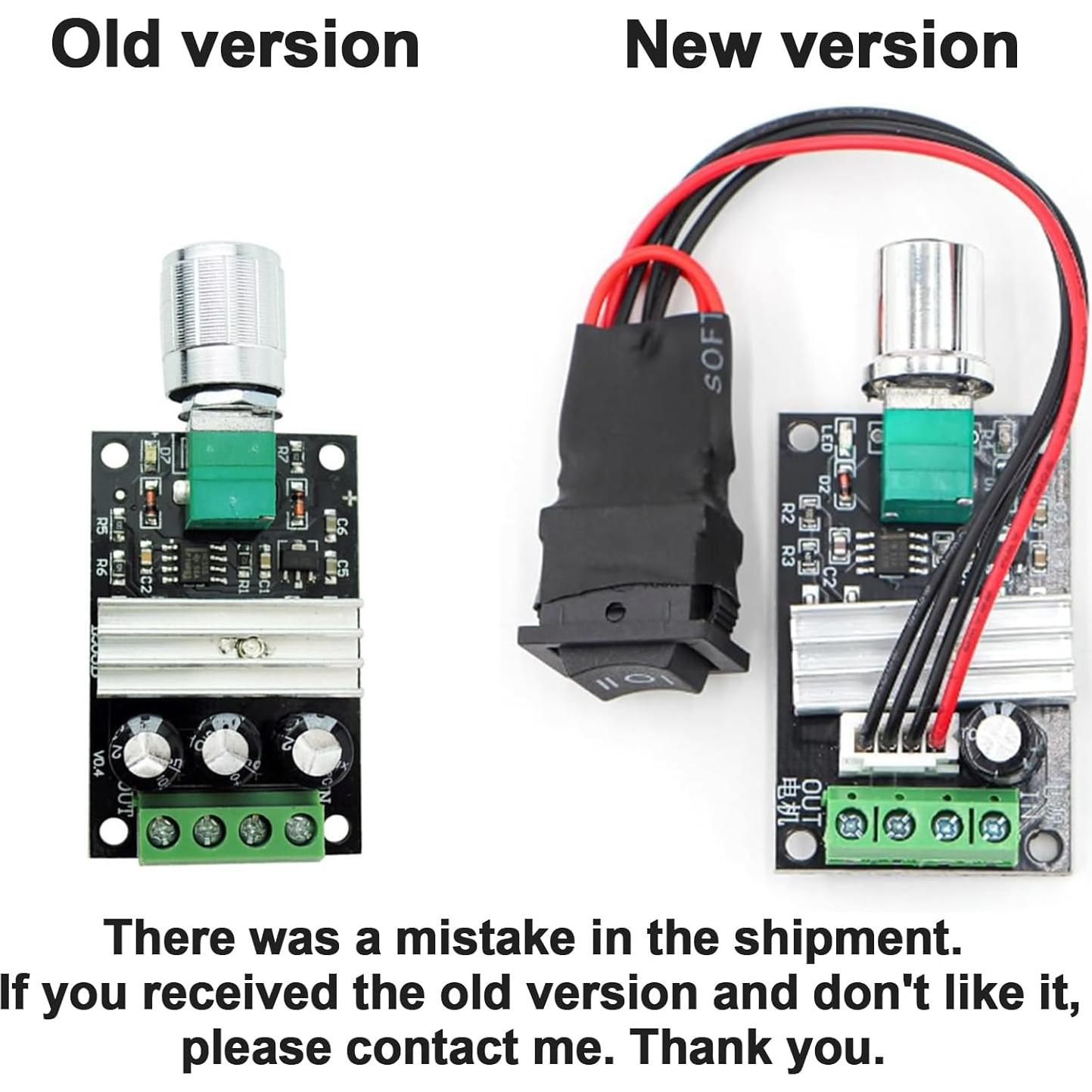 Controlador de Velocidad Motor DC PWM RioRand 6-28V 3A 80W