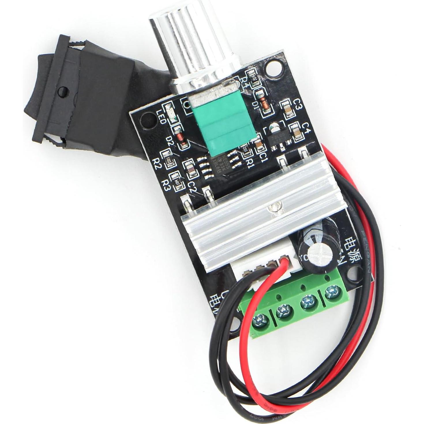 Controlador de Velocidad Motor DC PWM RioRand 6-28V 3A 80W