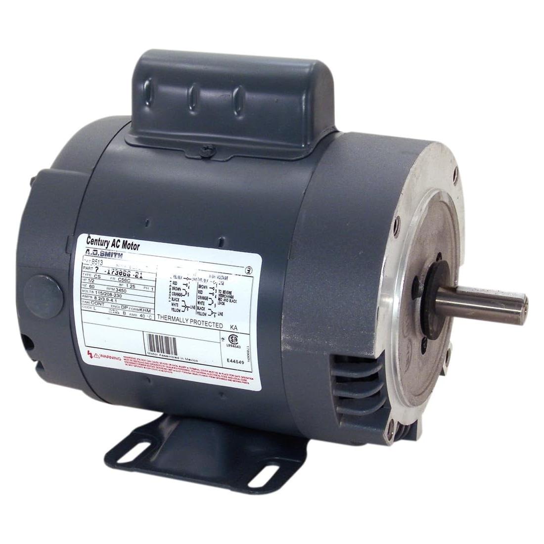 Motor de Arranque A.O. Smith C446 0.75 HP 1725 RPM 115V