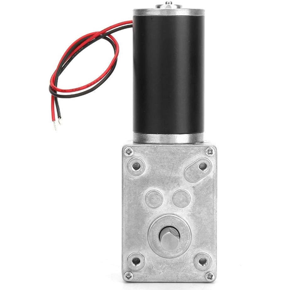 Motor de Engranaje DC 24V FTVOGUE 100-500RPM Eje 8mm