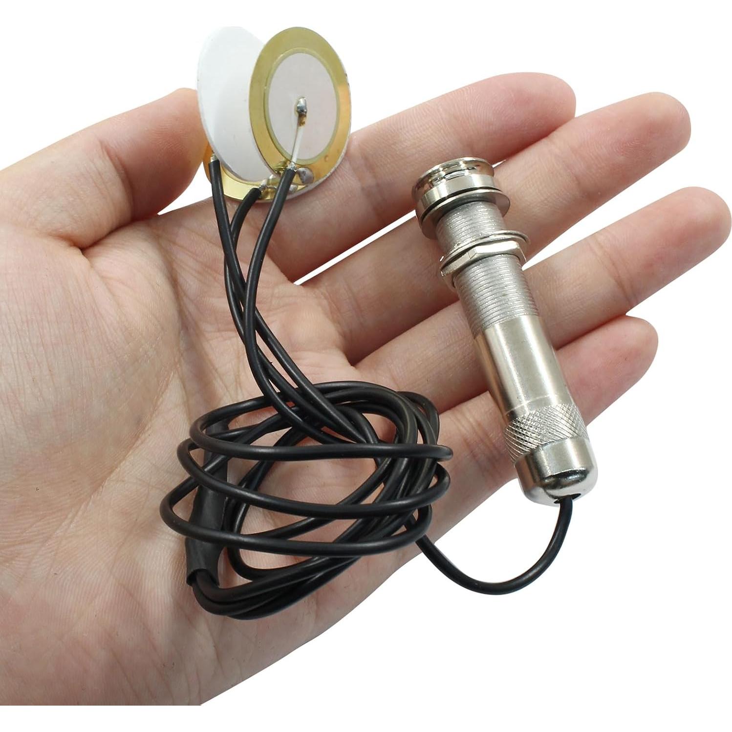 Transductor Piezoeléctrico Piutouyar 3 en 1 para Guitarra y Violín