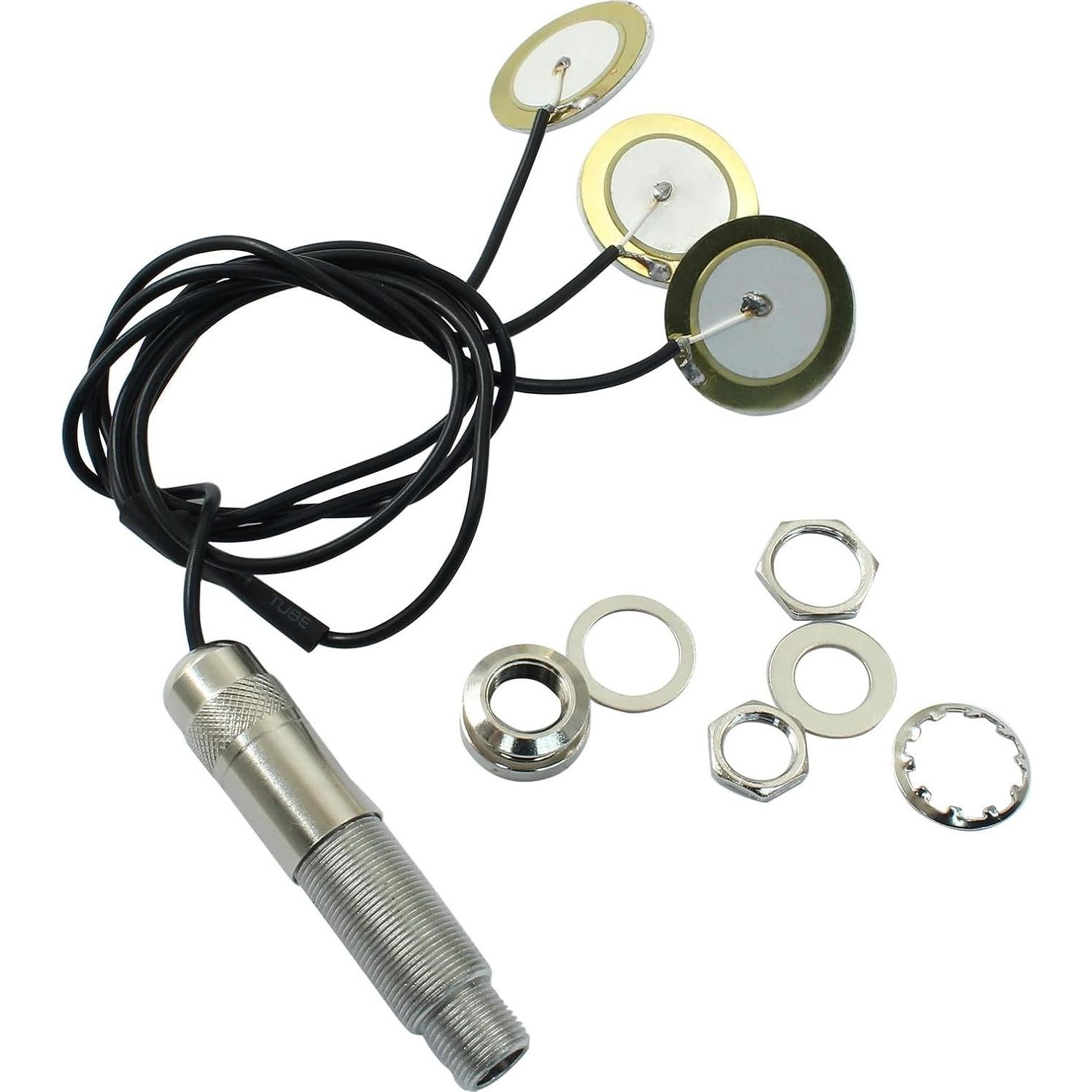 Transductor Piezoeléctrico Piutouyar 3 en 1 para Guitarra y Violín