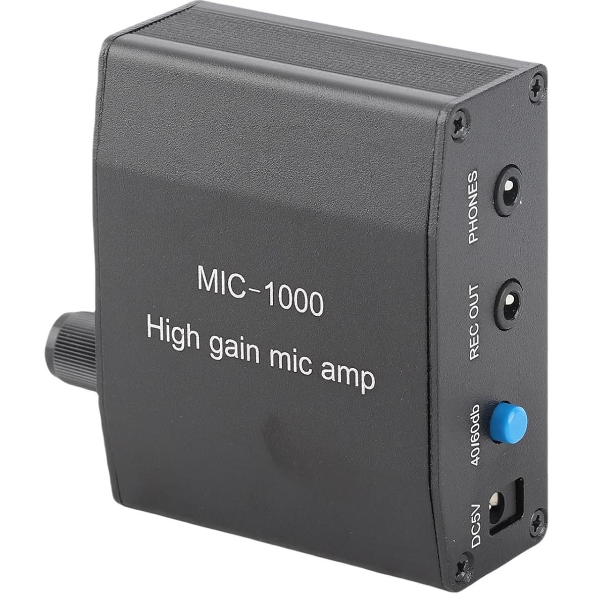 Amplificador de Micrófono Marhynchus 1000x 5V DC 250mAh