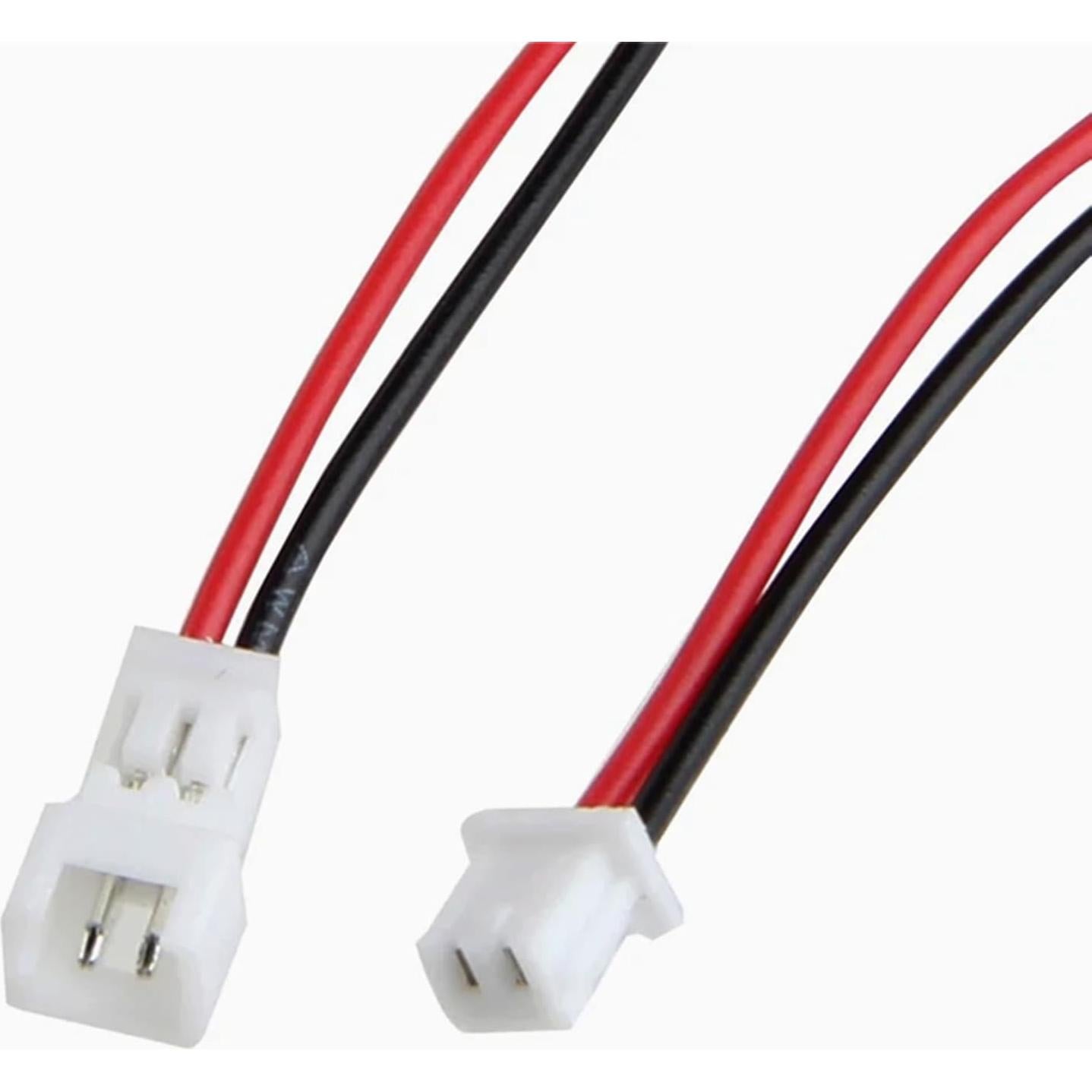 20 Pares Conectores Micro JST 1.25mm Macho y Hembra 10cm