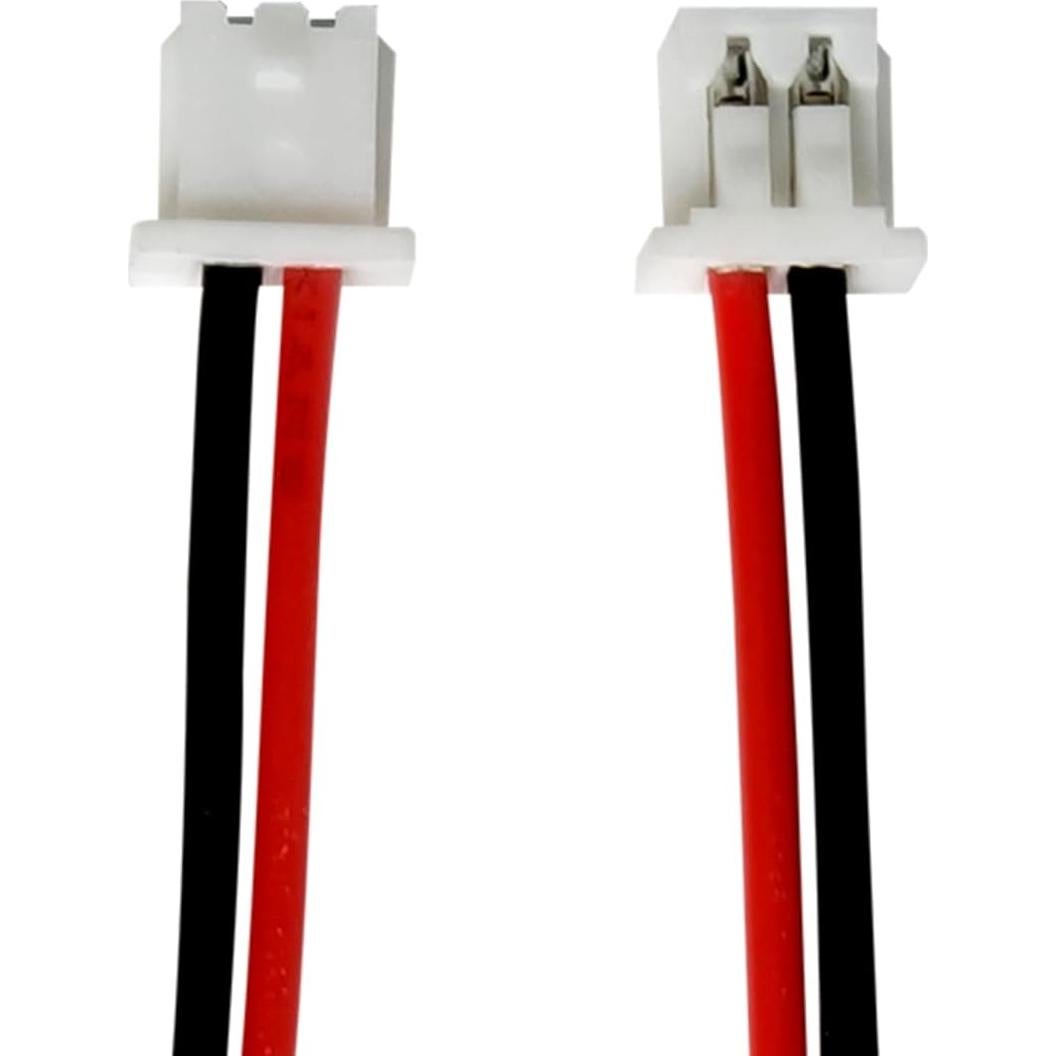 20 Pares Conectores Micro JST 1.25mm Macho y Hembra 10cm