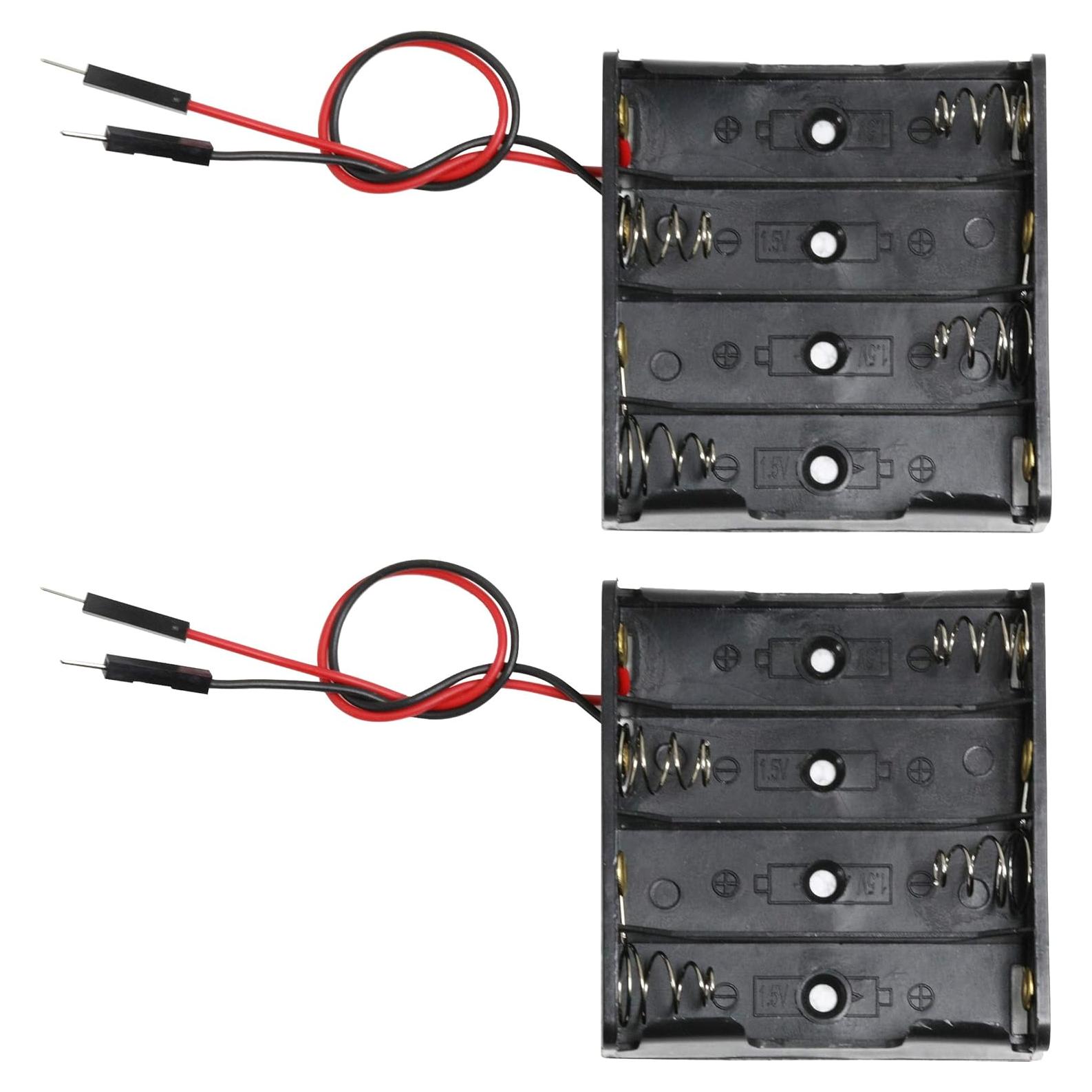 Soporte de Batería AA 1x4 Risingsaplings - 2 Piezas