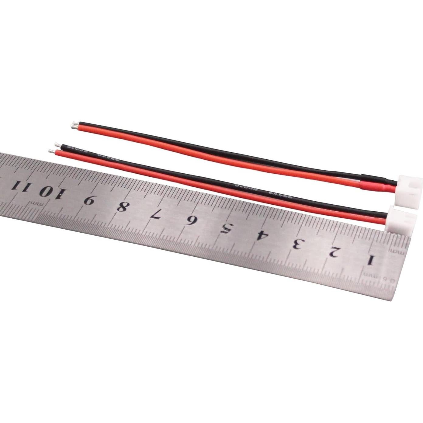 Conectores JST-XH 2.54mm 10 pares con cable 22AWG 10cm