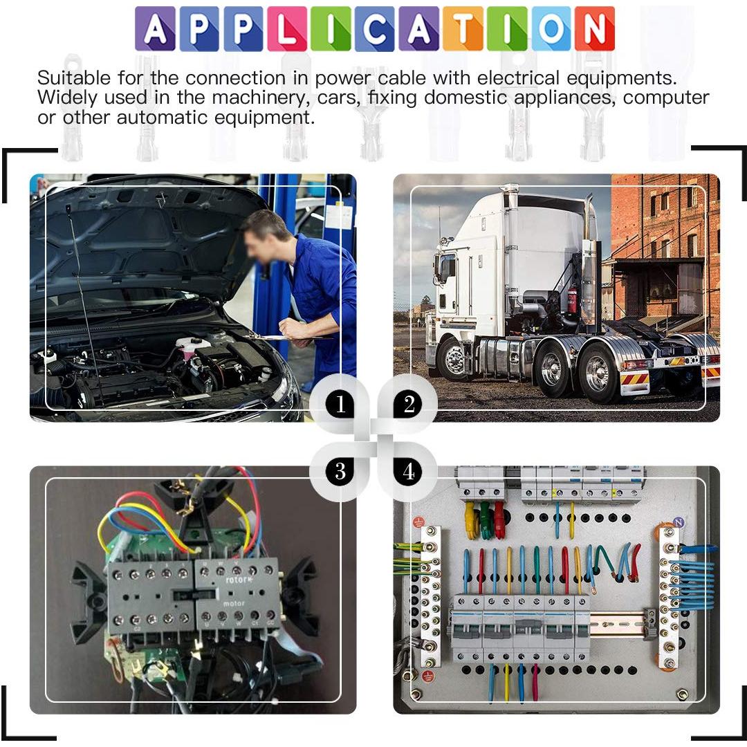 Kit 315Pcs Conectores de Espada Crimpados Glarks 2.8/4.8/6.3mm