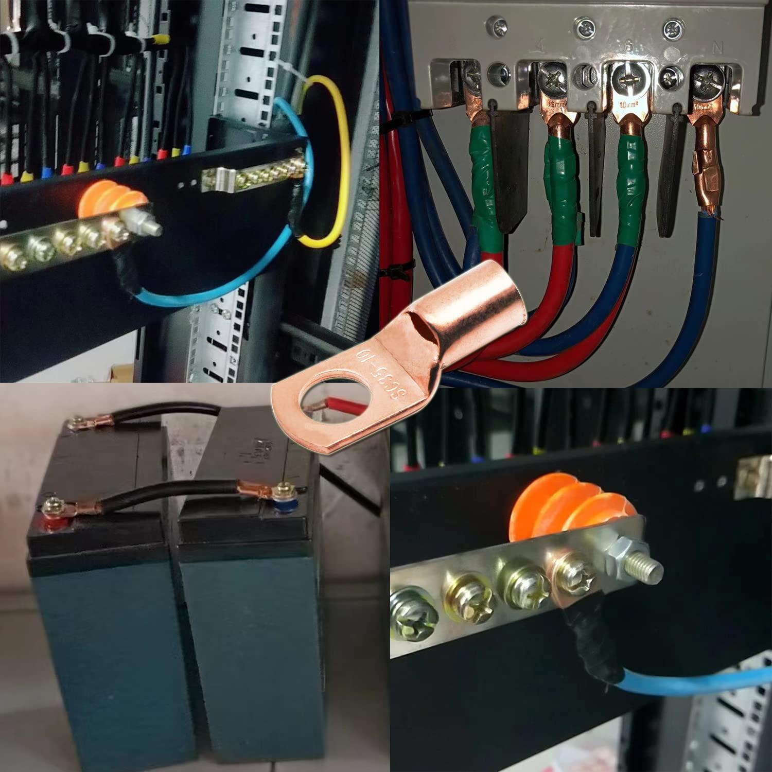 Kit de Terminales de Cobre TKDMR 195 Pcs con Termocontracción