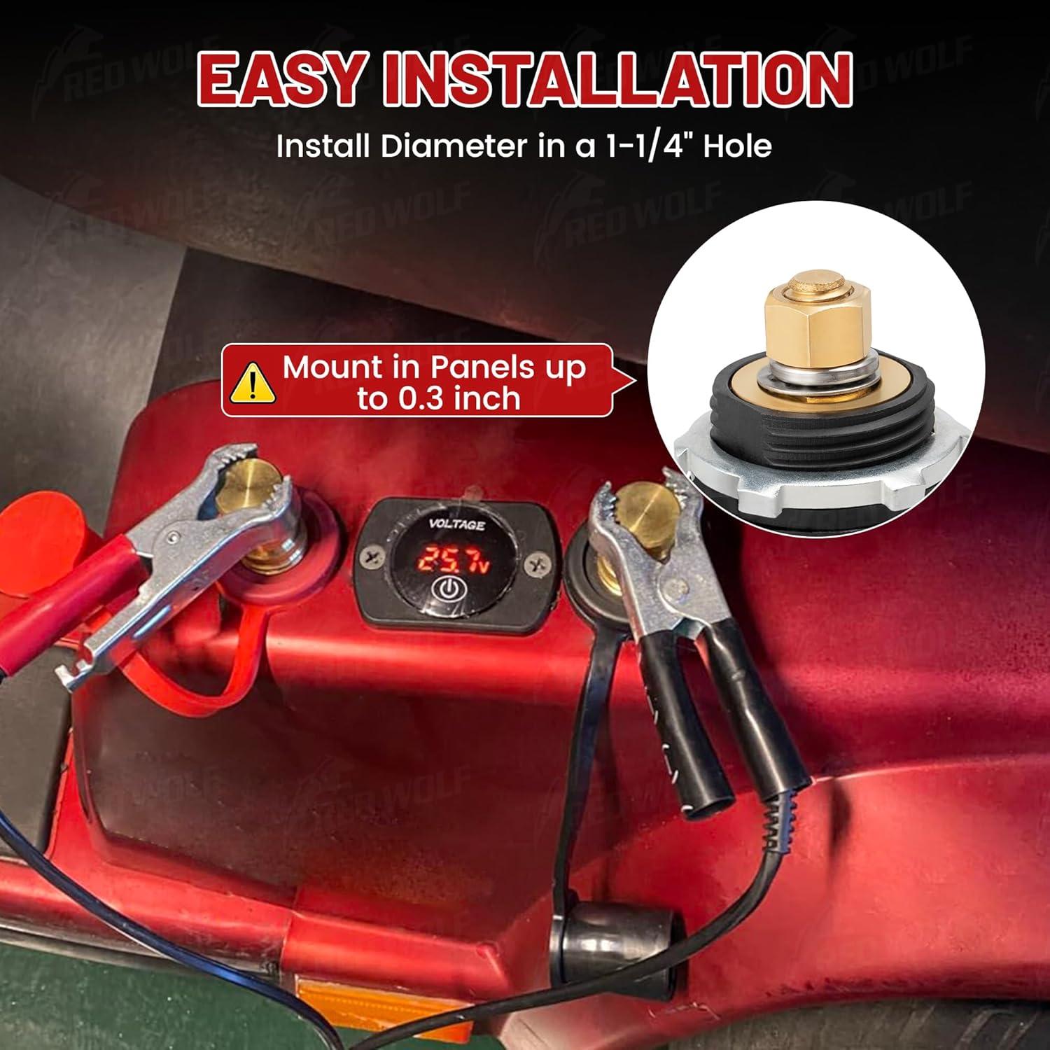 Terminal de Batería Remoto RED WOLF RW-WJ06-3017 250A DC 12V