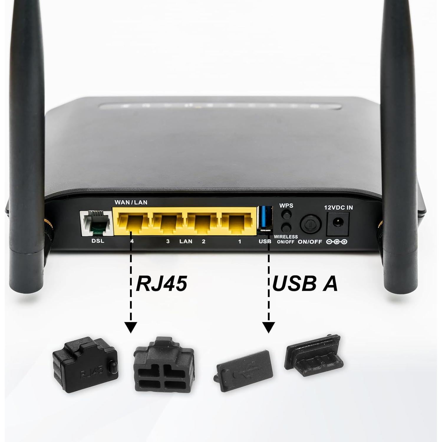 55 Tapas de Puerto USB Silicona Antipolvo SynHHergyx