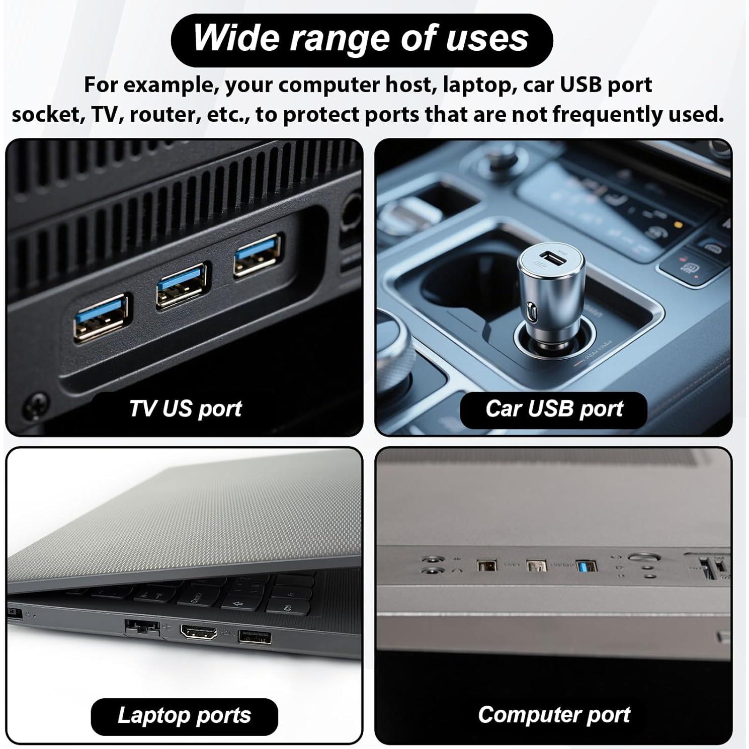 55 Tapas de Puerto USB Silicona Antipolvo SynHHergyx