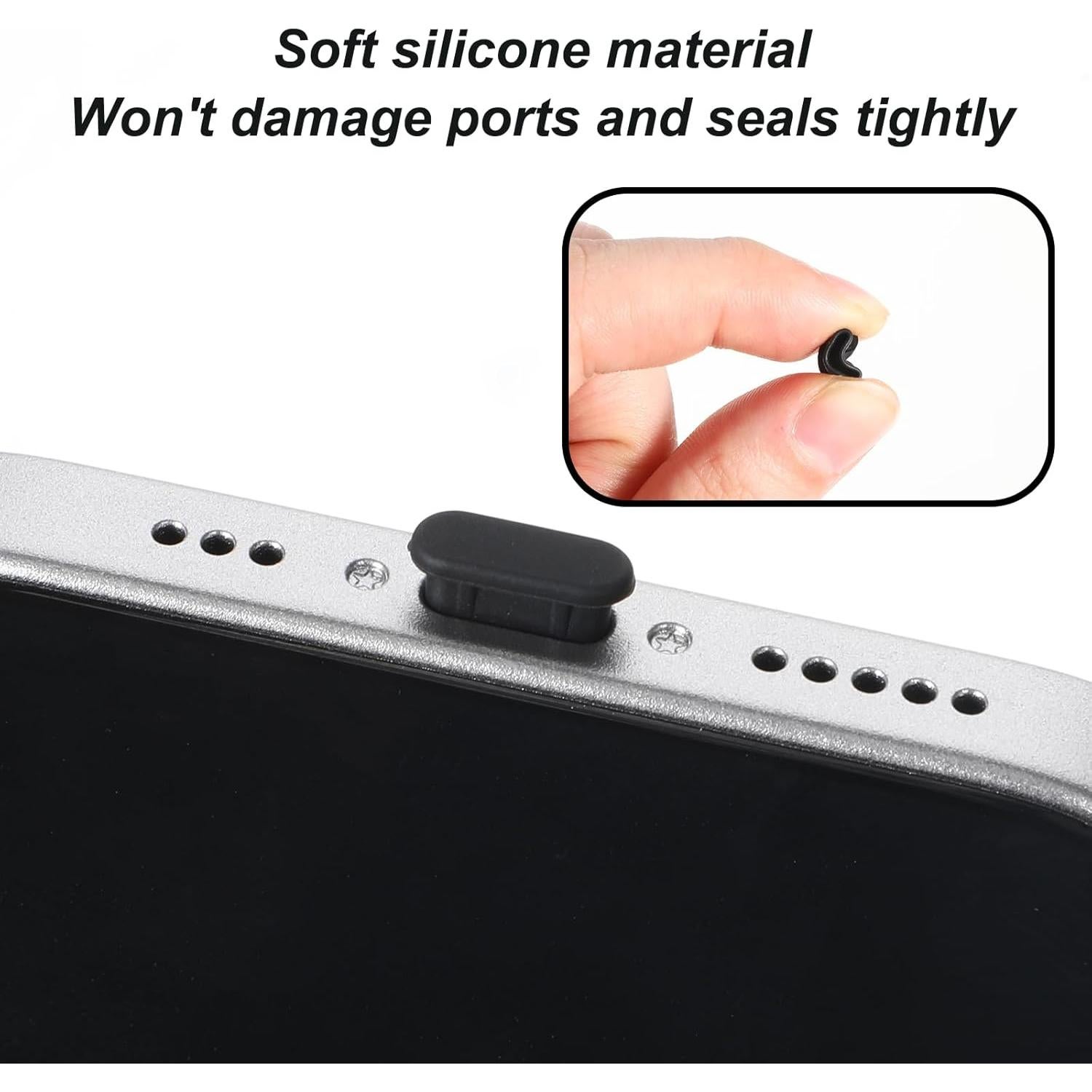 55 Tapas de Puerto USB Silicona Antipolvo SynHHergyx