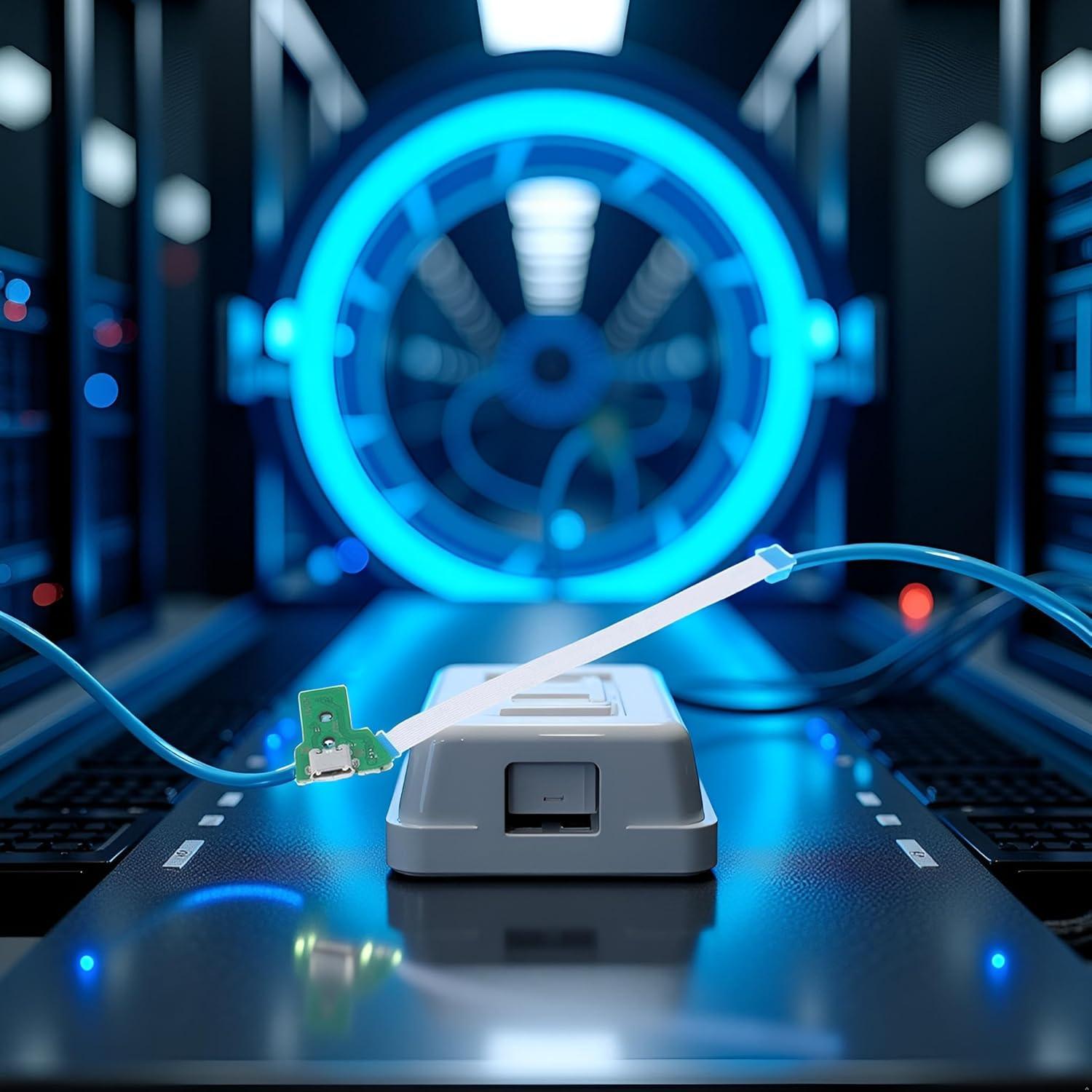 Puerto de Carga USB para Controlador PS4 Xinjincang - Placa Blanca