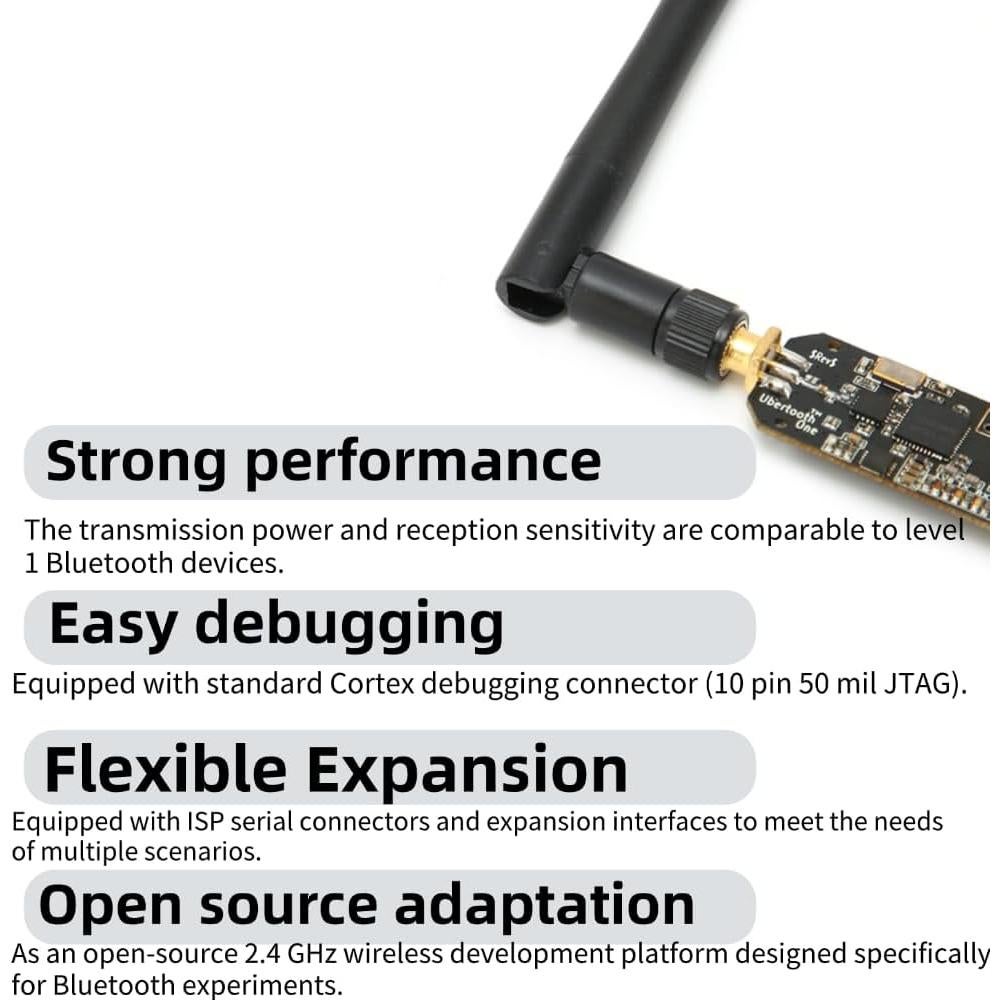 Módulo Ubertooth One 2.4 GHz Plataforma de Desarrollo Electrónica