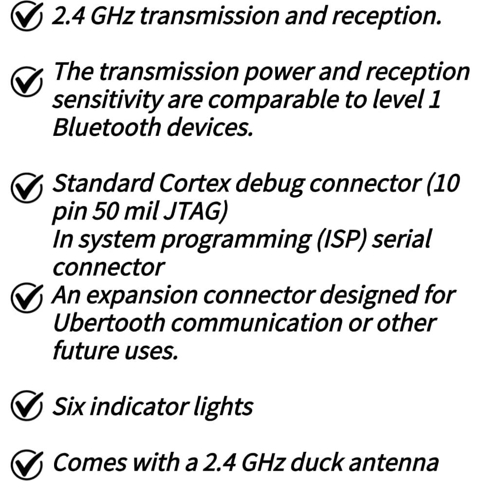Módulo Ubertooth One 2.4 GHz Plataforma de Desarrollo Electrónica
