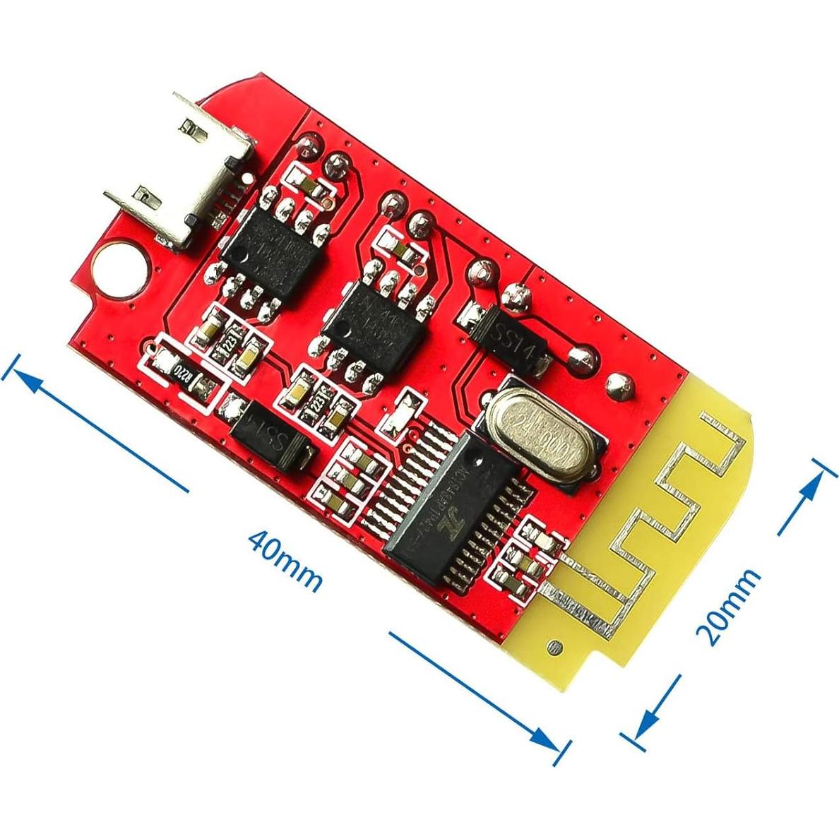 Amplificador Estéreo Bluetooth 5.0 CT14 5W+5W para DIY