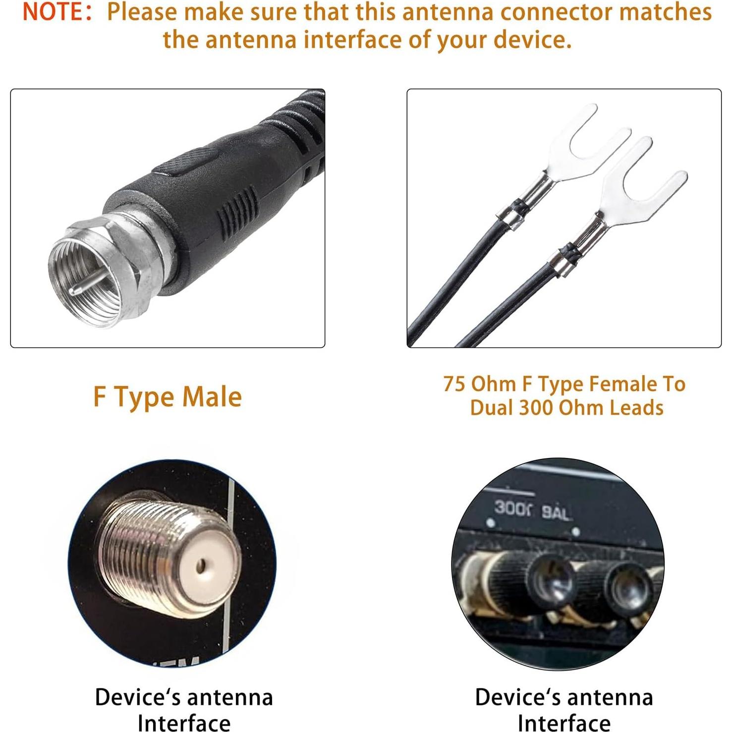Antena Telescópica Eifagur con Base Magnética y Cable 3.05m