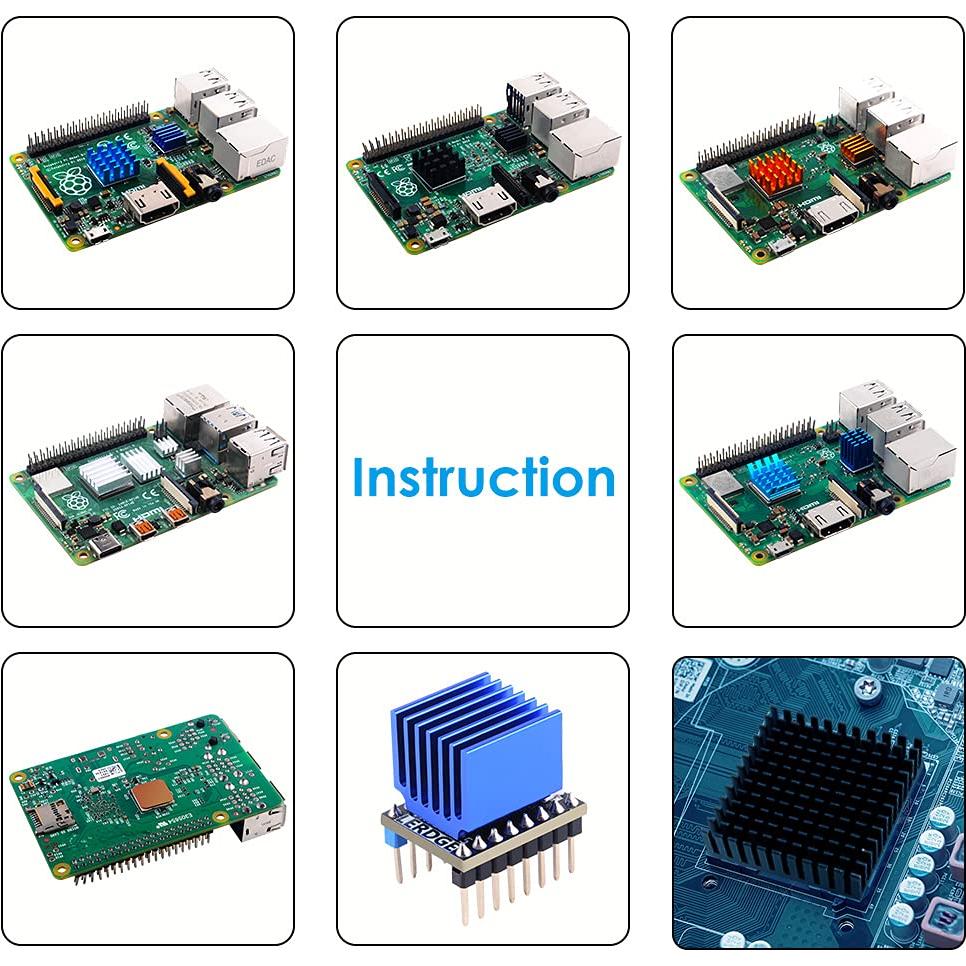 Kit de 102 Disipadores de Calor GeeekPi para Raspberry Pi y Electrónica
