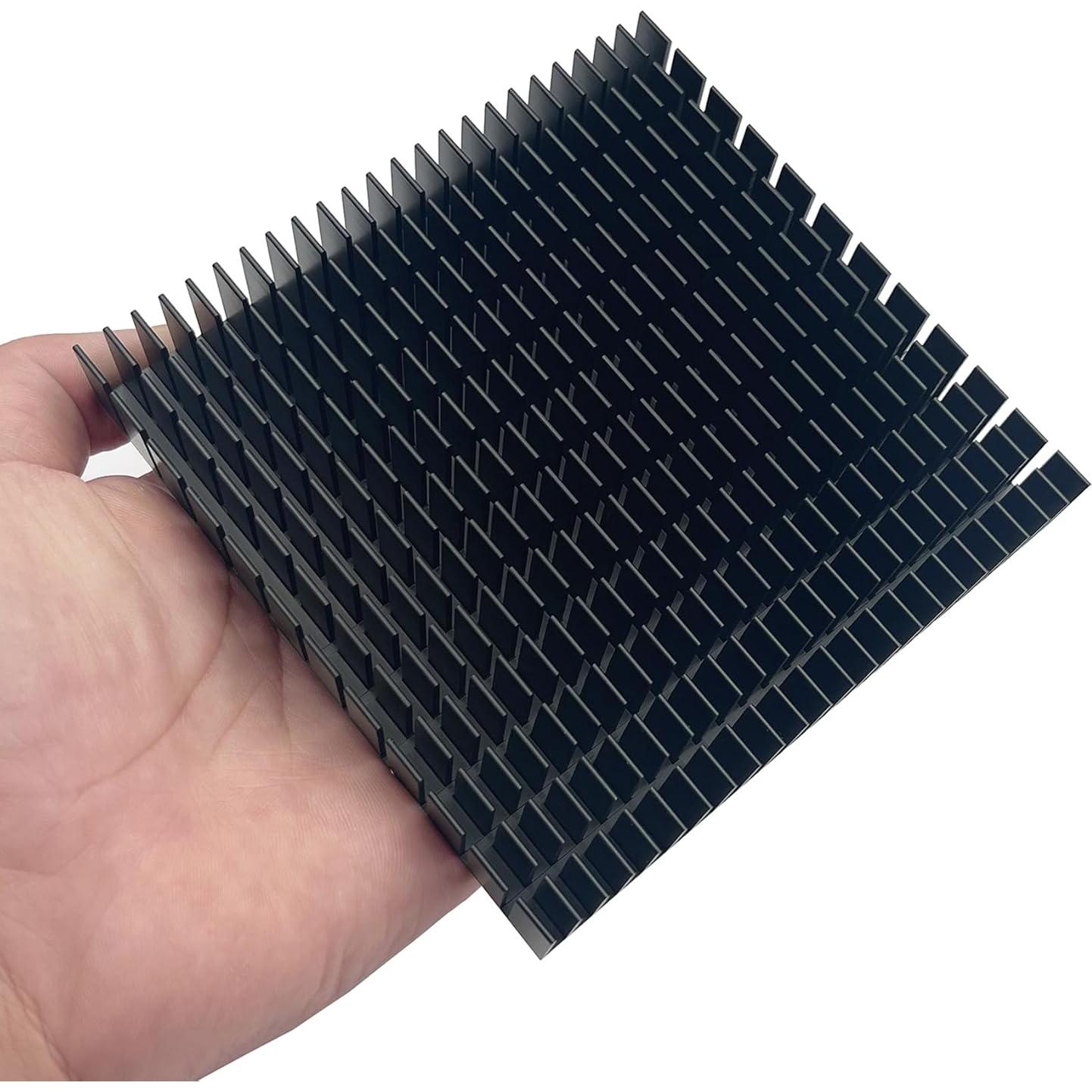 Disipador de Calor de Aluminio Awxlumv 120x120x20mm para Router