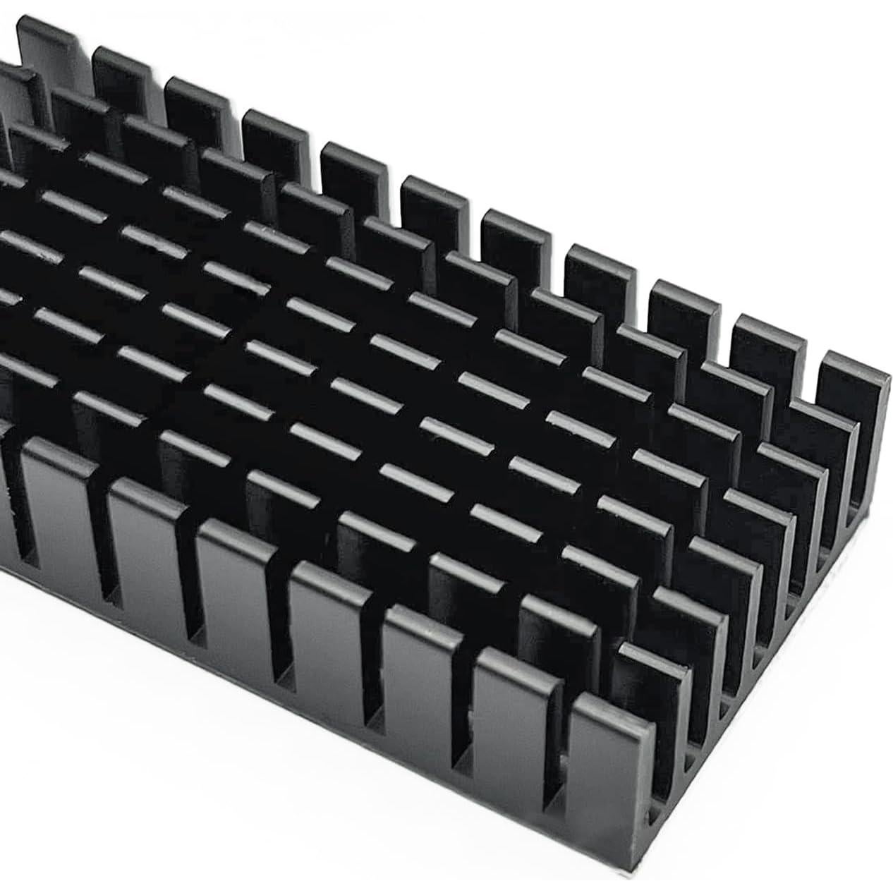 Disipador de Calor Aluminio Awxlumv 70x25x10mm 2Pcs