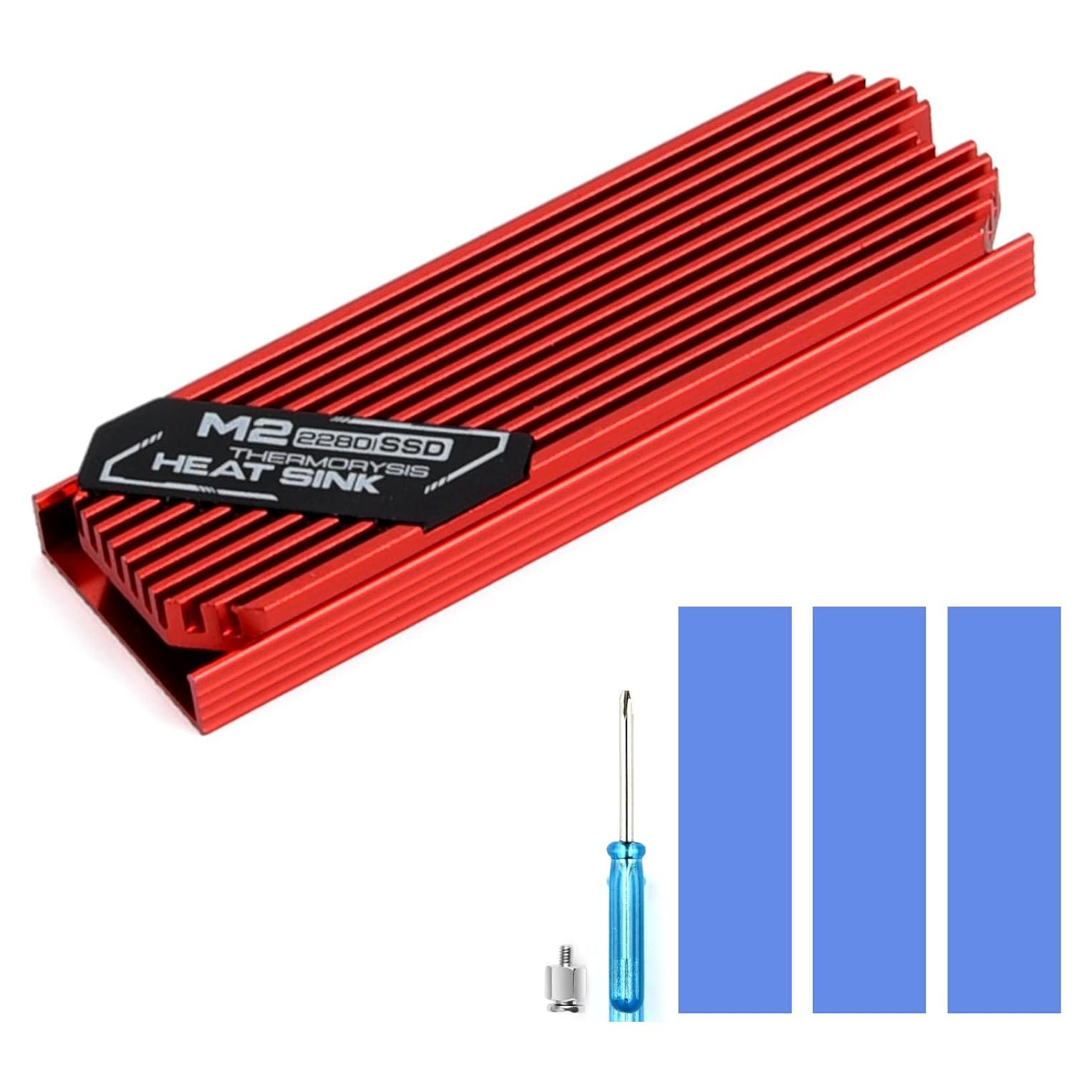 Enfriador M.2 2280 ASTARON con Disipadores y Almohadillas