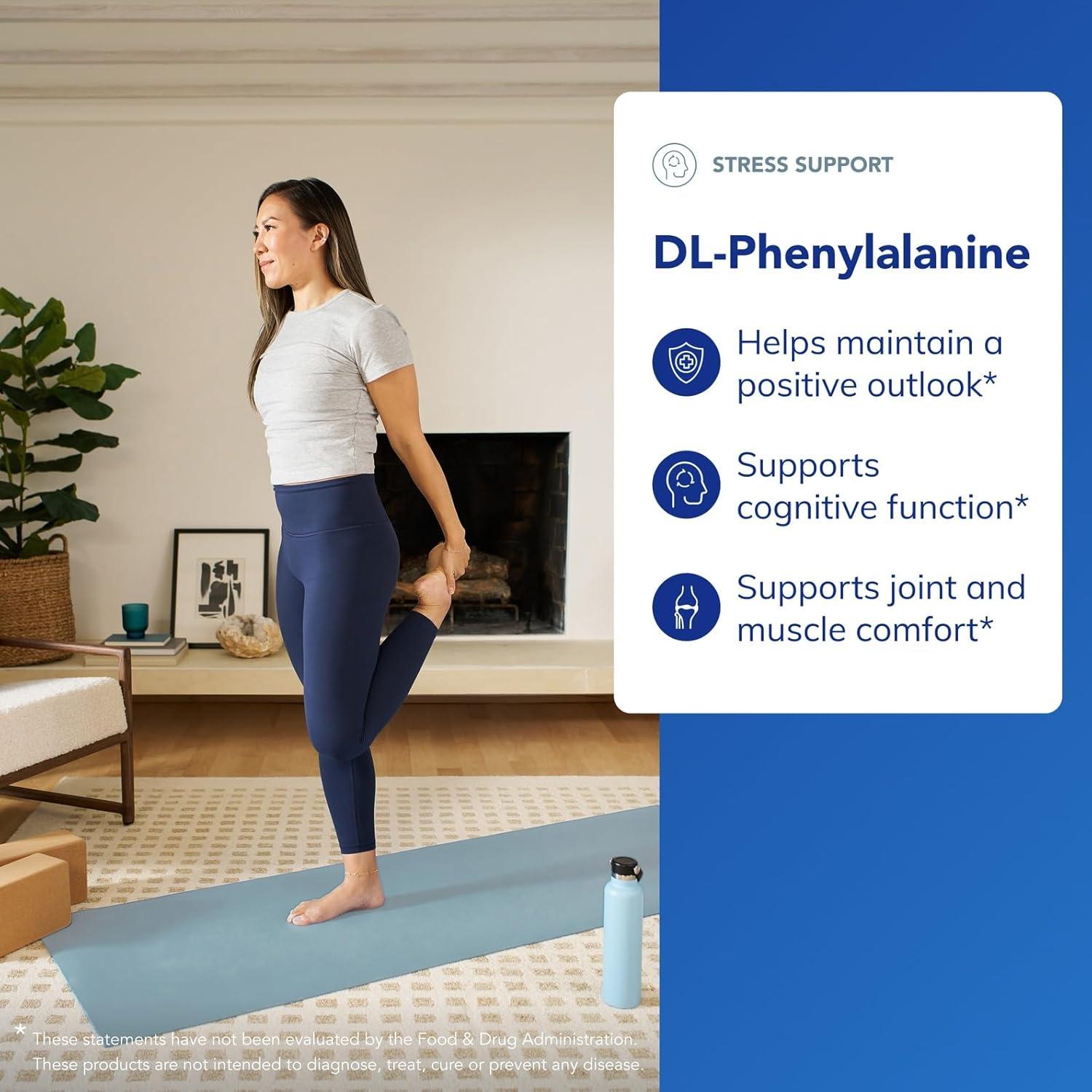 Suplemento DL-Fenilalanina Pure Encapsulations 90 Cápsulas