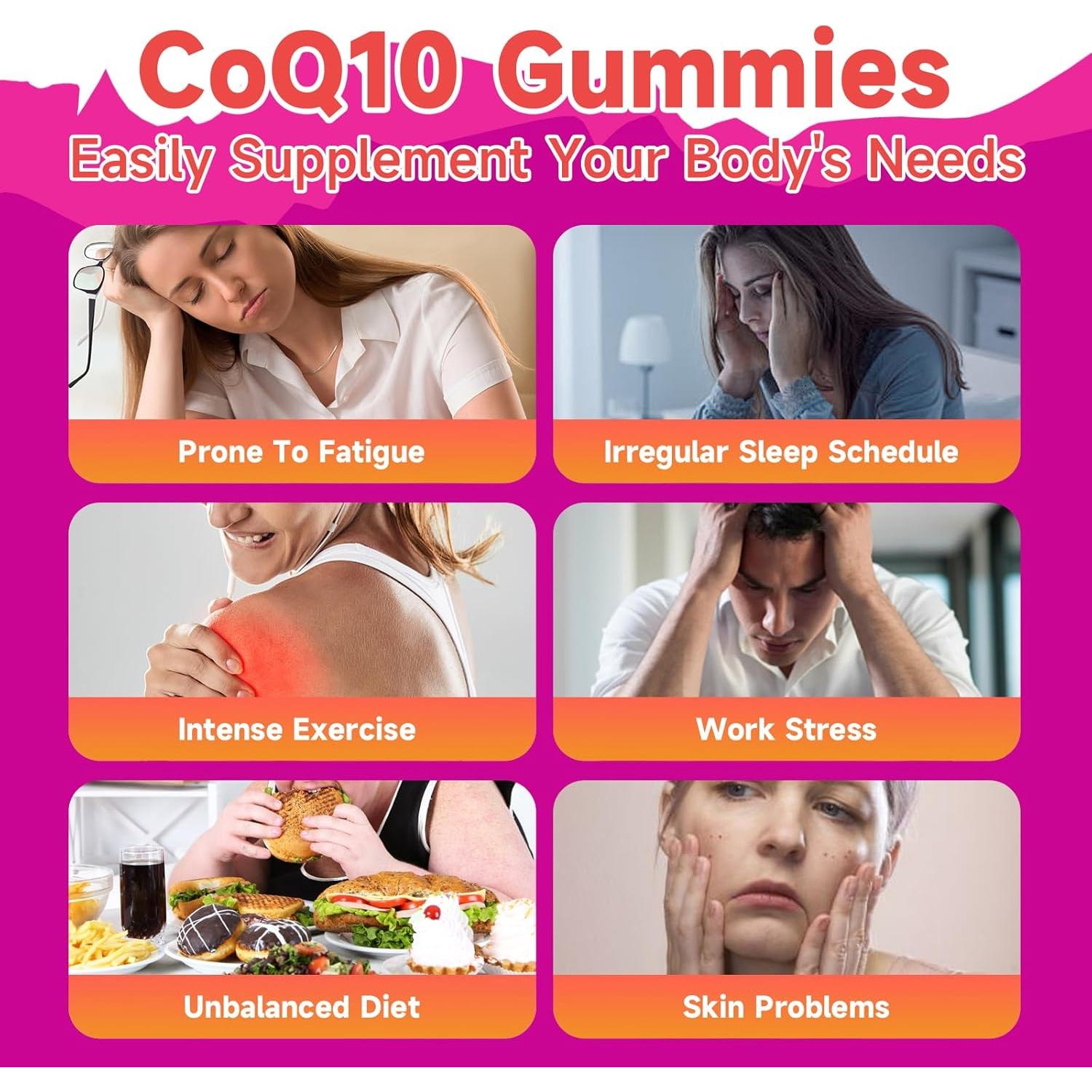 Gomitas CoQ10 Sin Azúcar 250mg BVIVLOO - 60 Unidades
