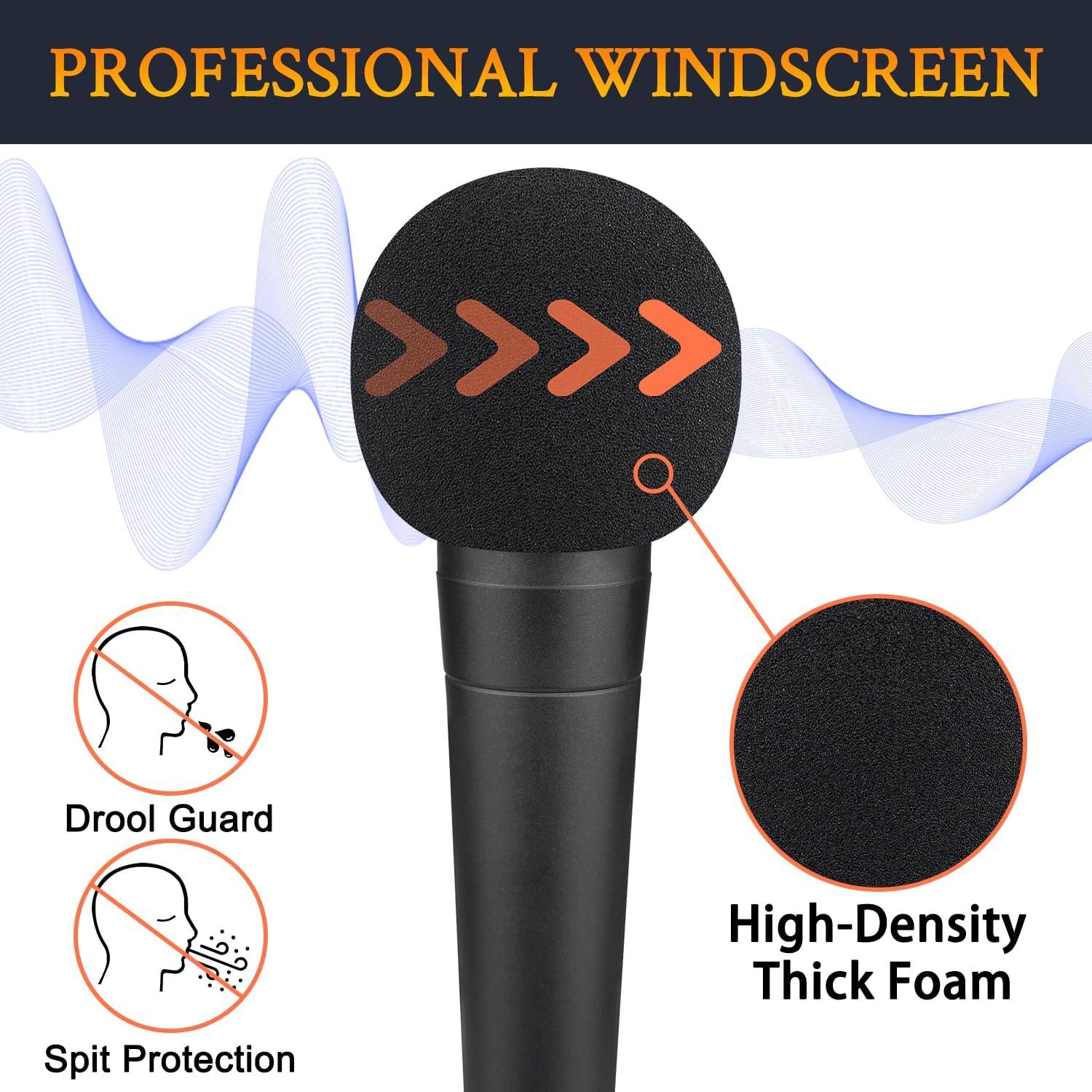 Filtros Pop para Micrófonos SOULWIT 4Pcs - Compatible con SM58/BETA 58A