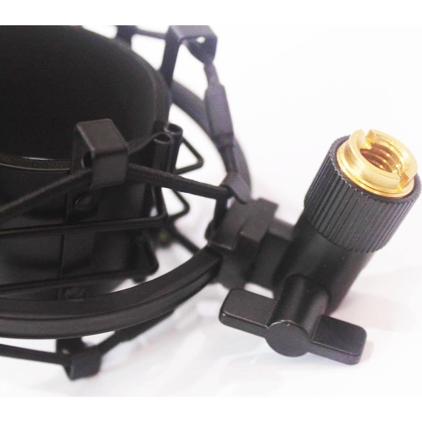 Soporte de micrófono universal negro SM51 para diafragma 48-51mm
