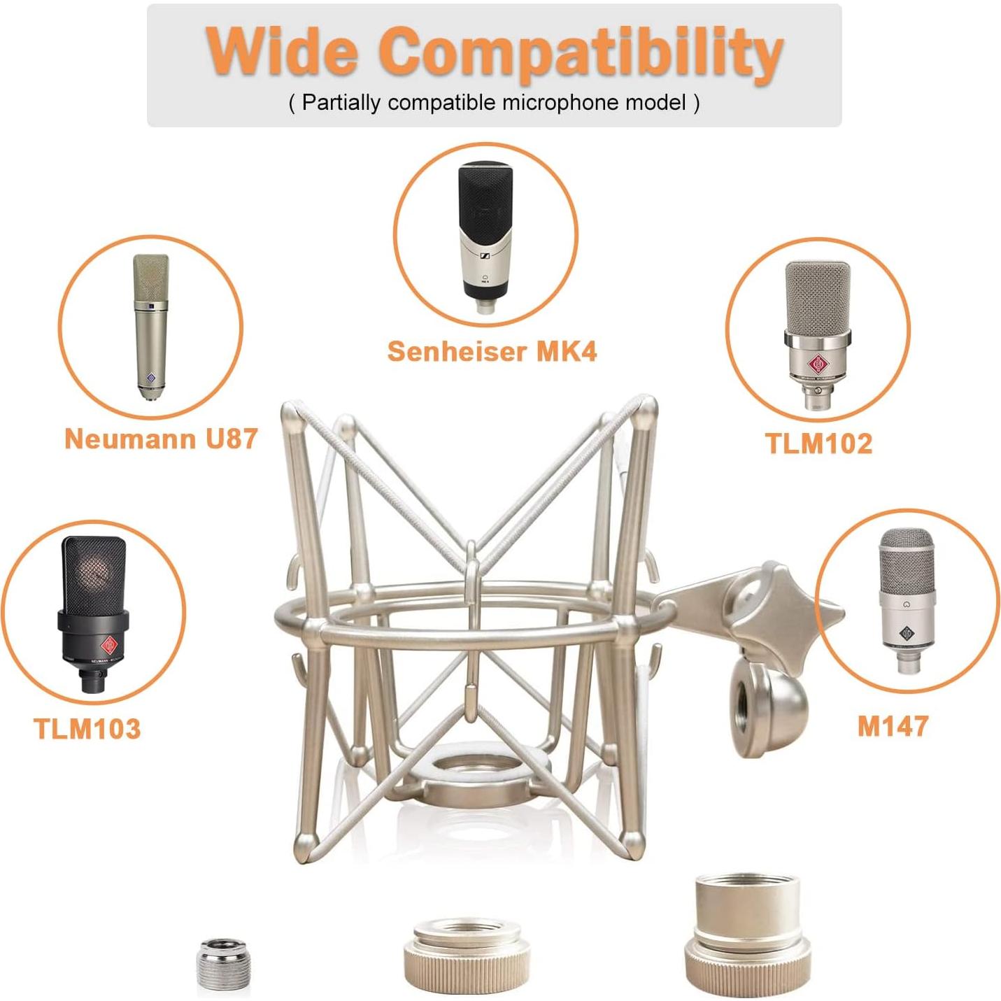 Soporte de micrófono anti vibración Boseen MKF-0115-544