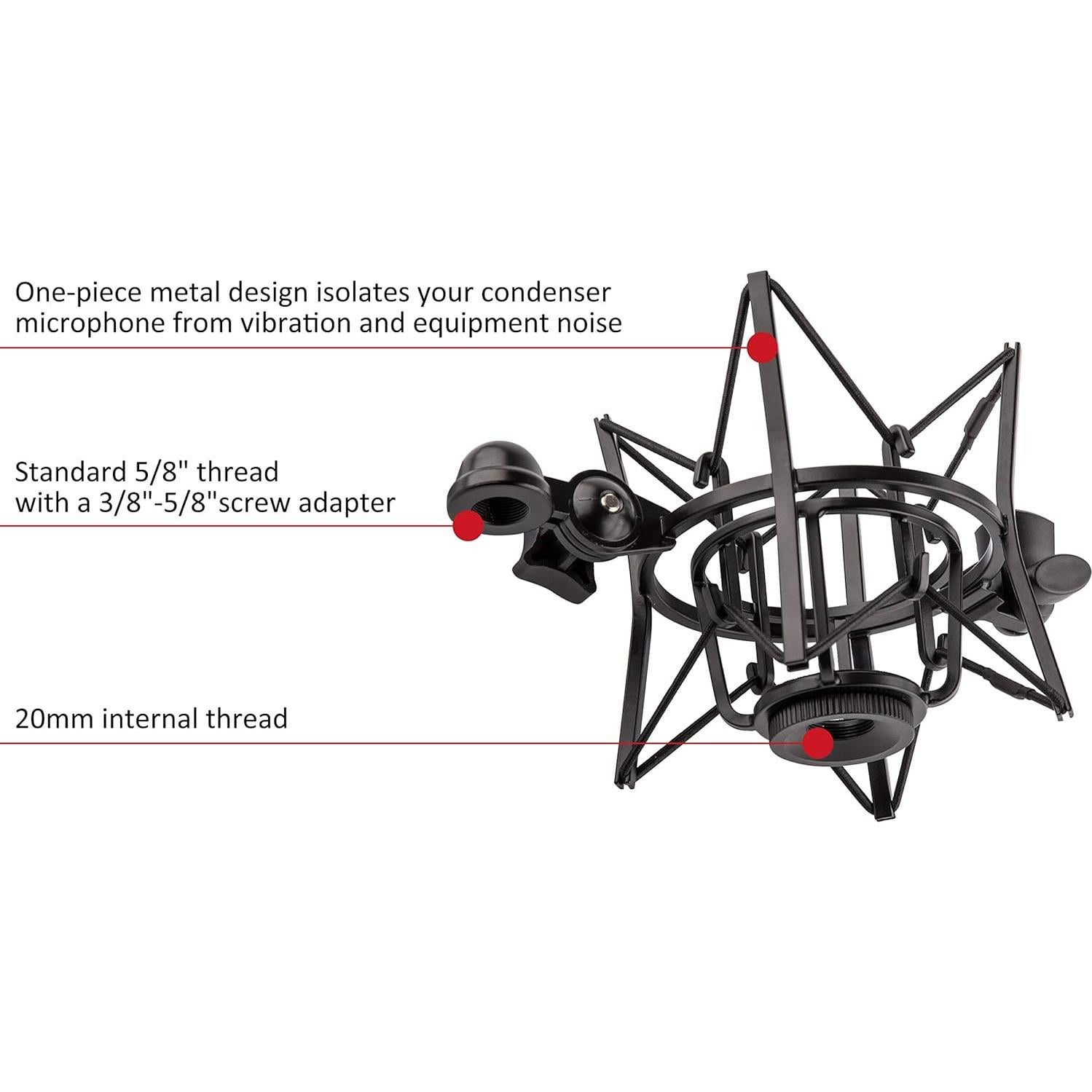 Soporte de micrófono con filtro pop Rode K2 NT1-A NT1000