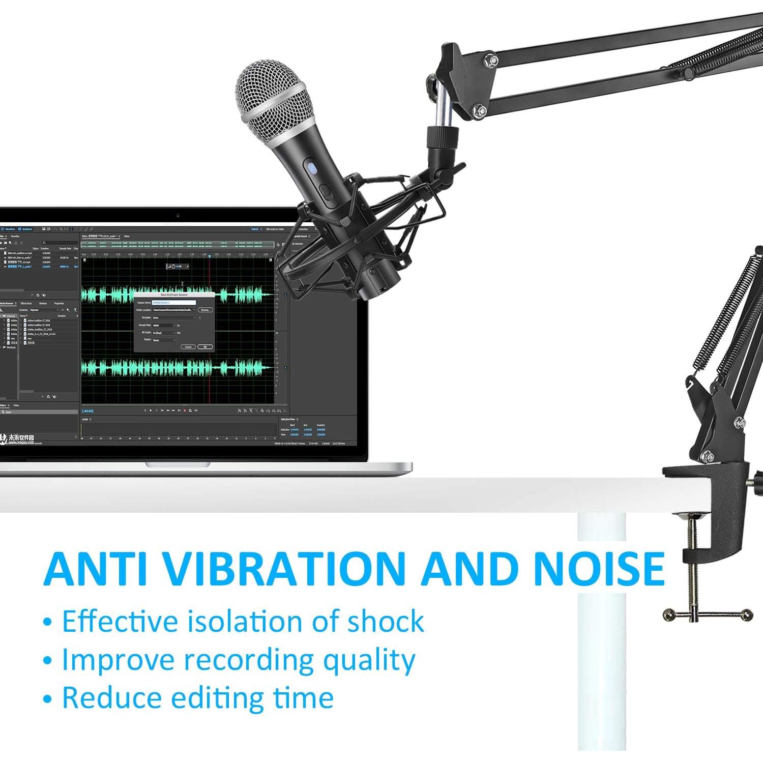 Soporte de Amortiguación Samson Q2U USB/XLR Antivibración