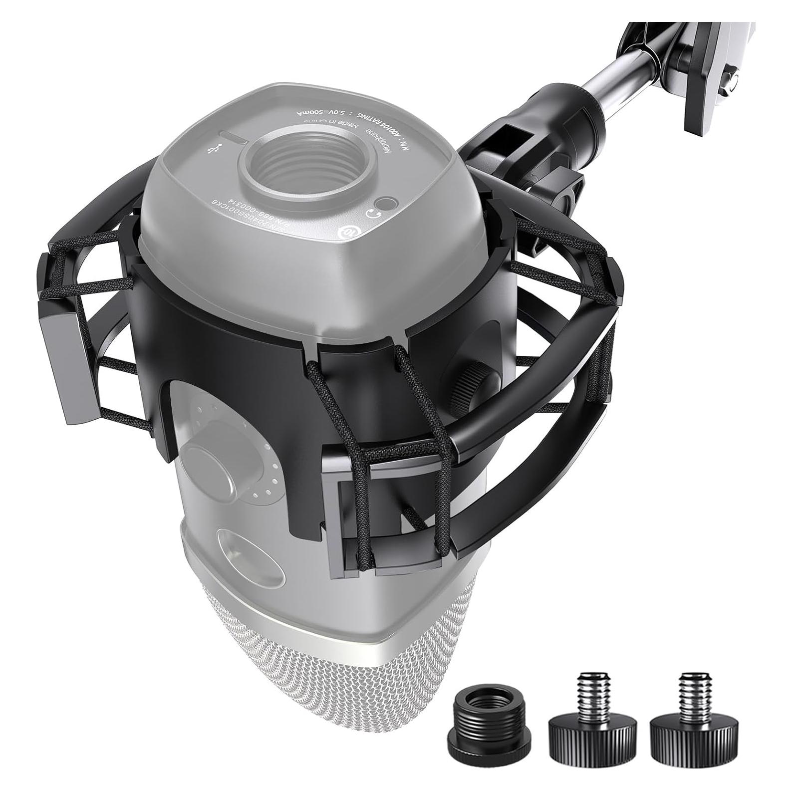 Soporte de choque Borenbuir para micrófono Blue Yeti X