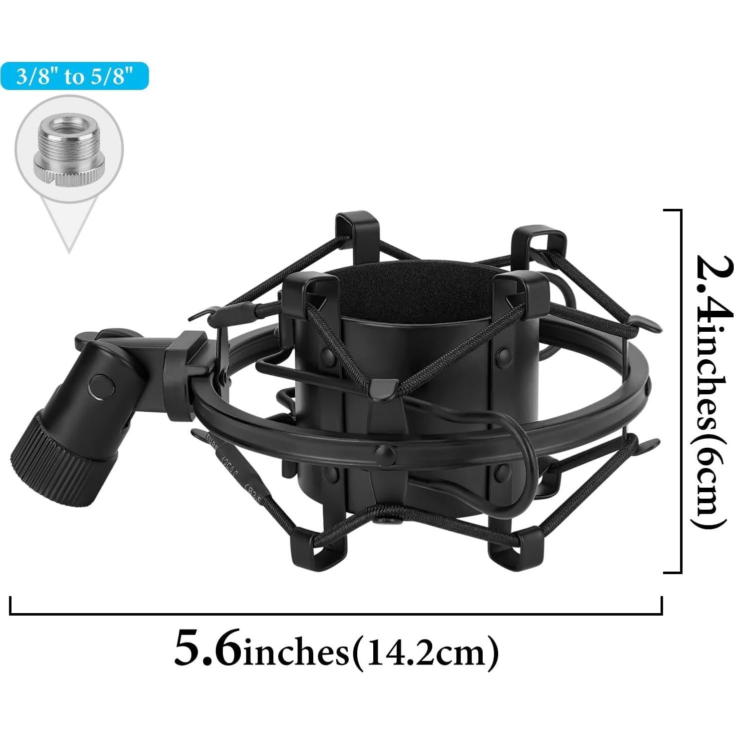 Soporte de Micrófono Antivibración GEEKRIA MIP22-01 Negro